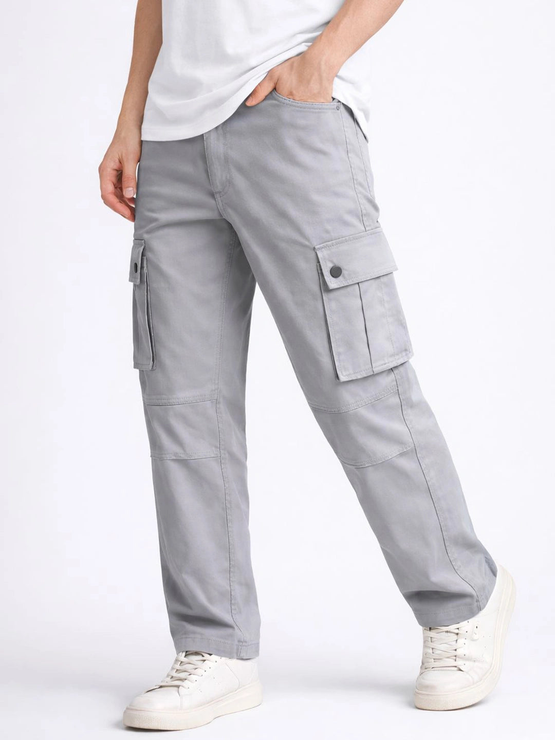 6 Pocket Dark Grey Cargo Pant