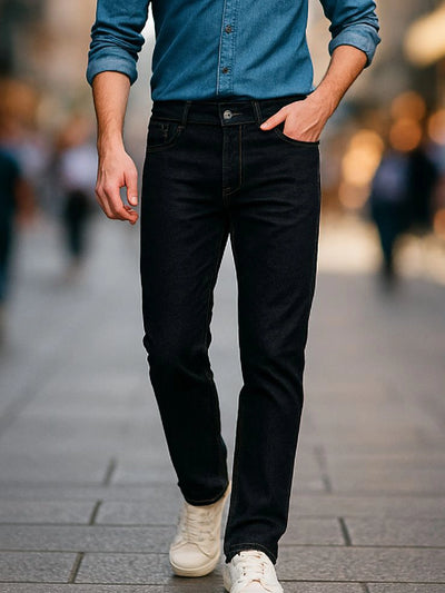 Stretchable Midnight Black DX Slim Fit Jeans