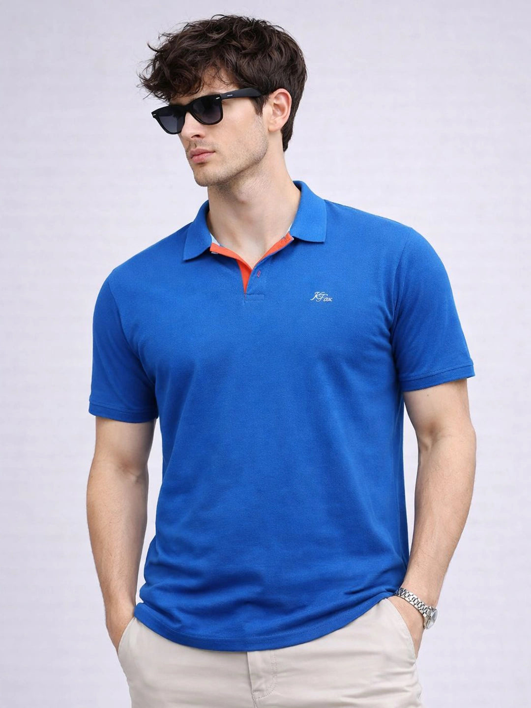 Aero Polo Royal Blue T-Shirt