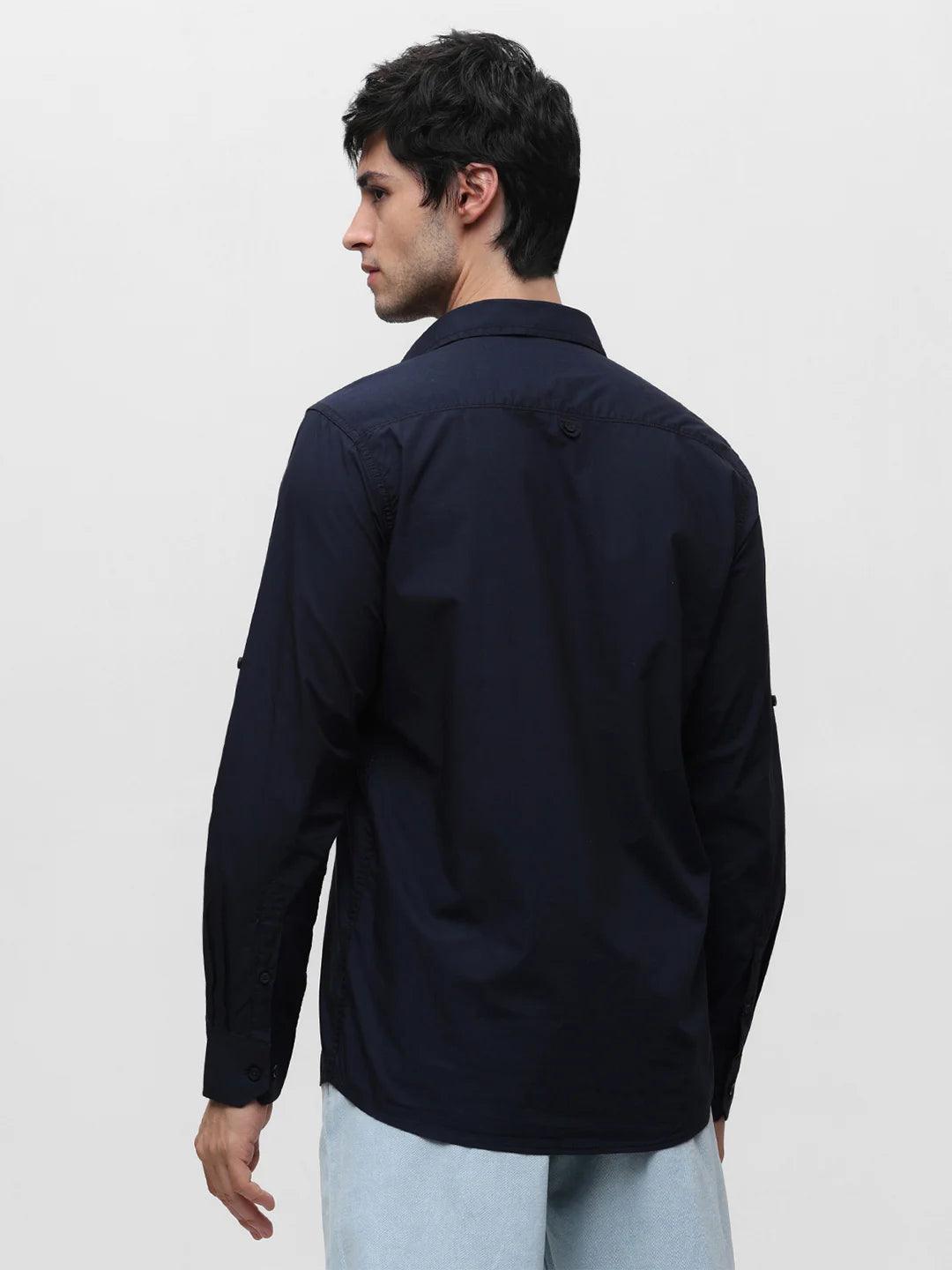 Navy Solid Shirt