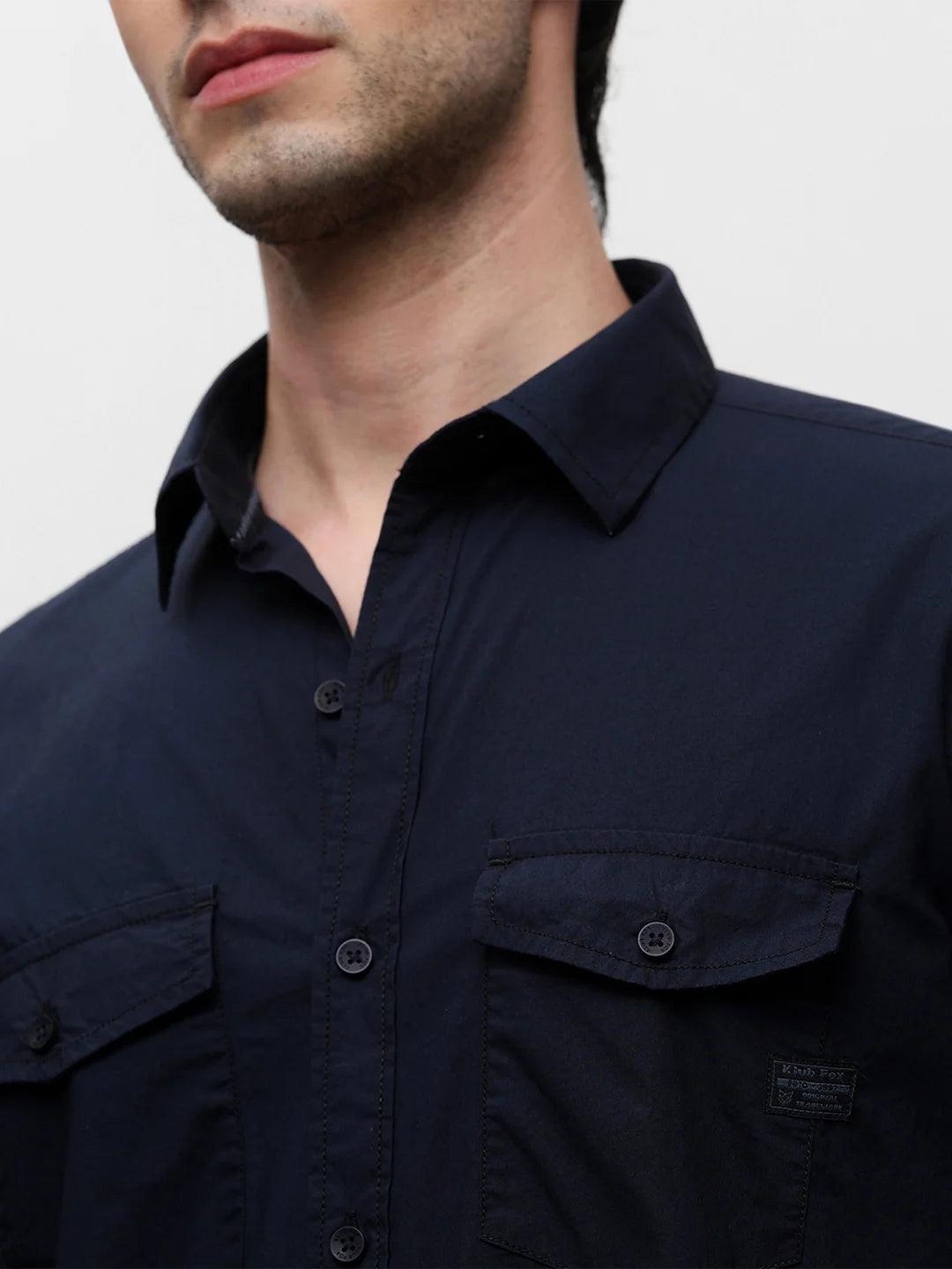 Navy Solid Shirt