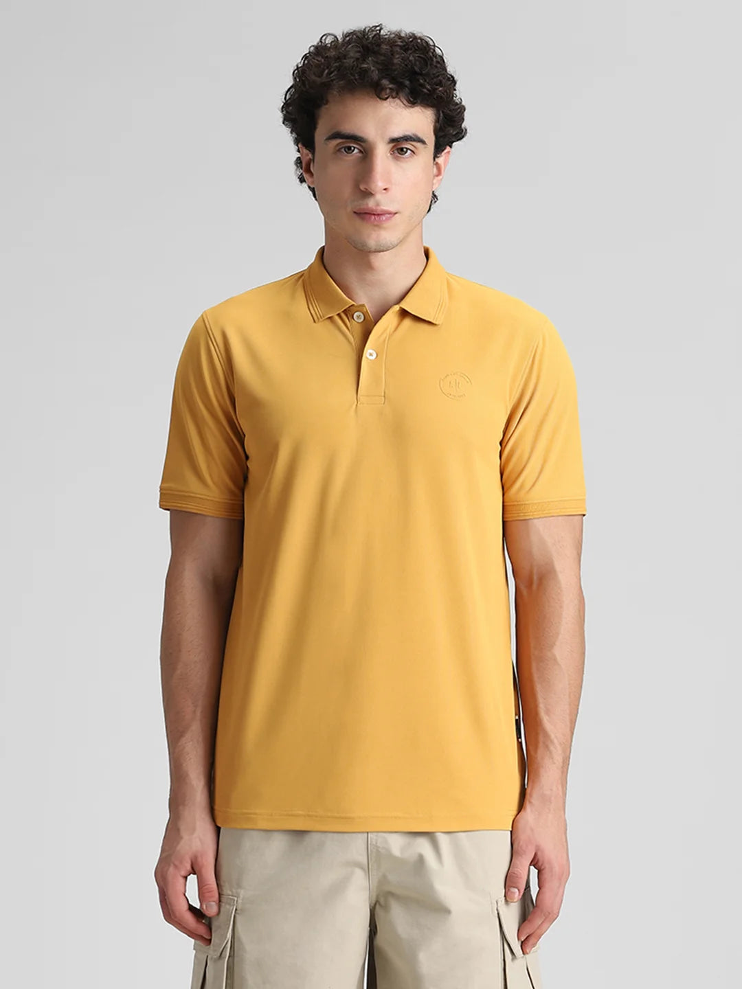 Mustard Solid T-Shirt