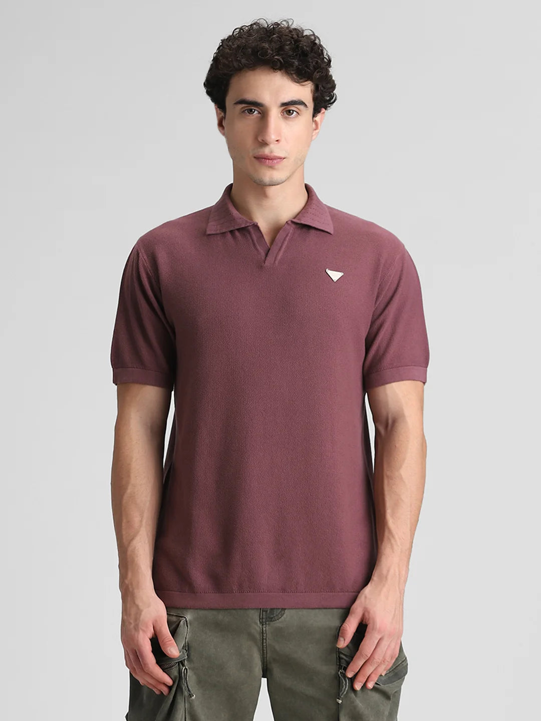 Purple Solid T-Shirt