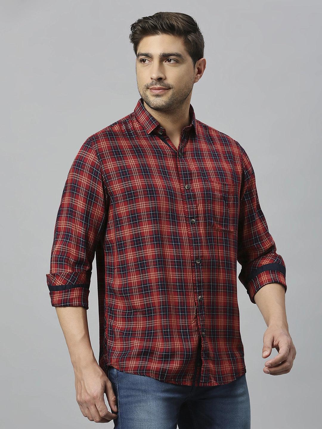 Red Checkered Shirt - Klub Fox