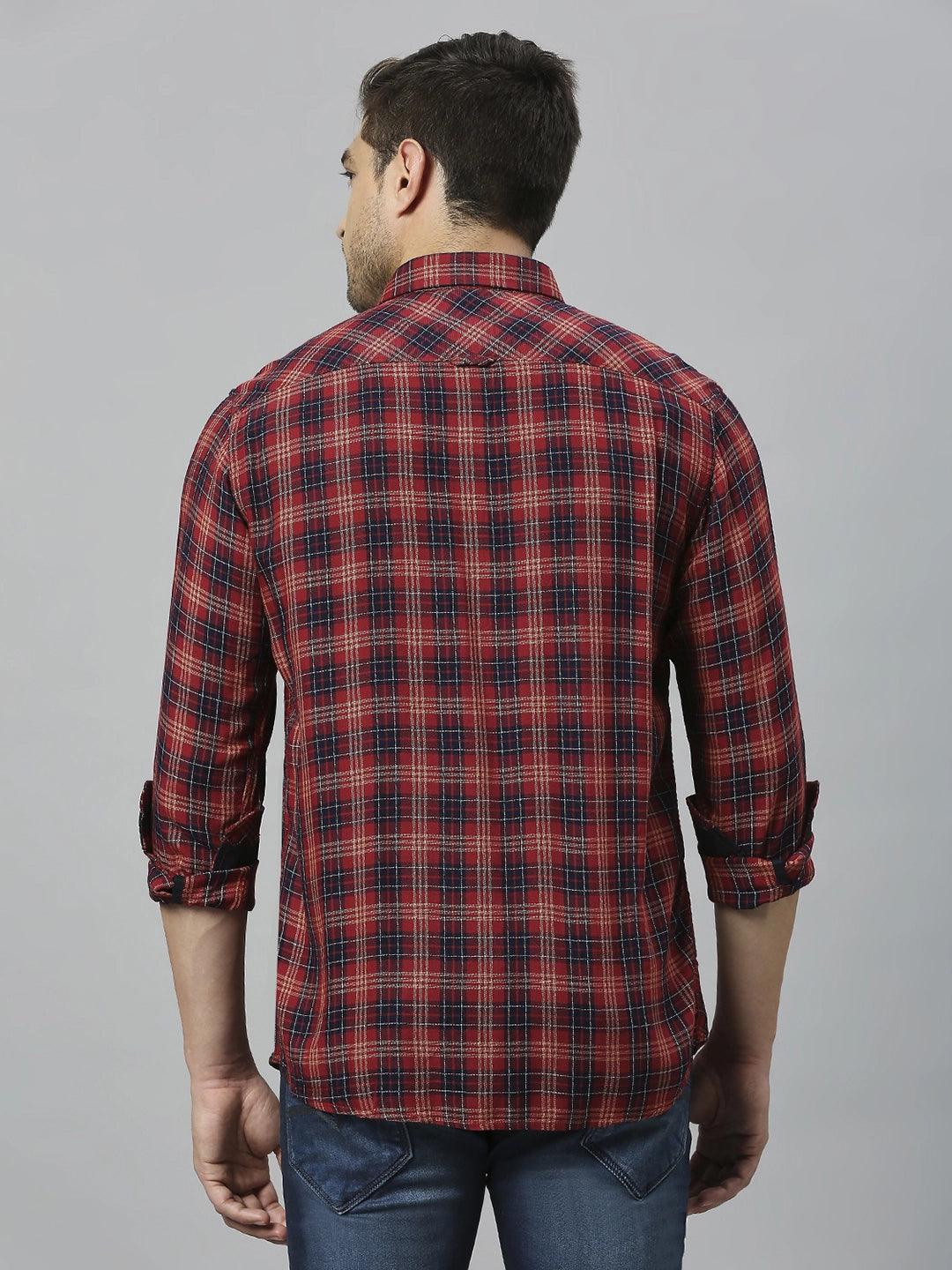 Red Checkered Shirt - Klub Fox