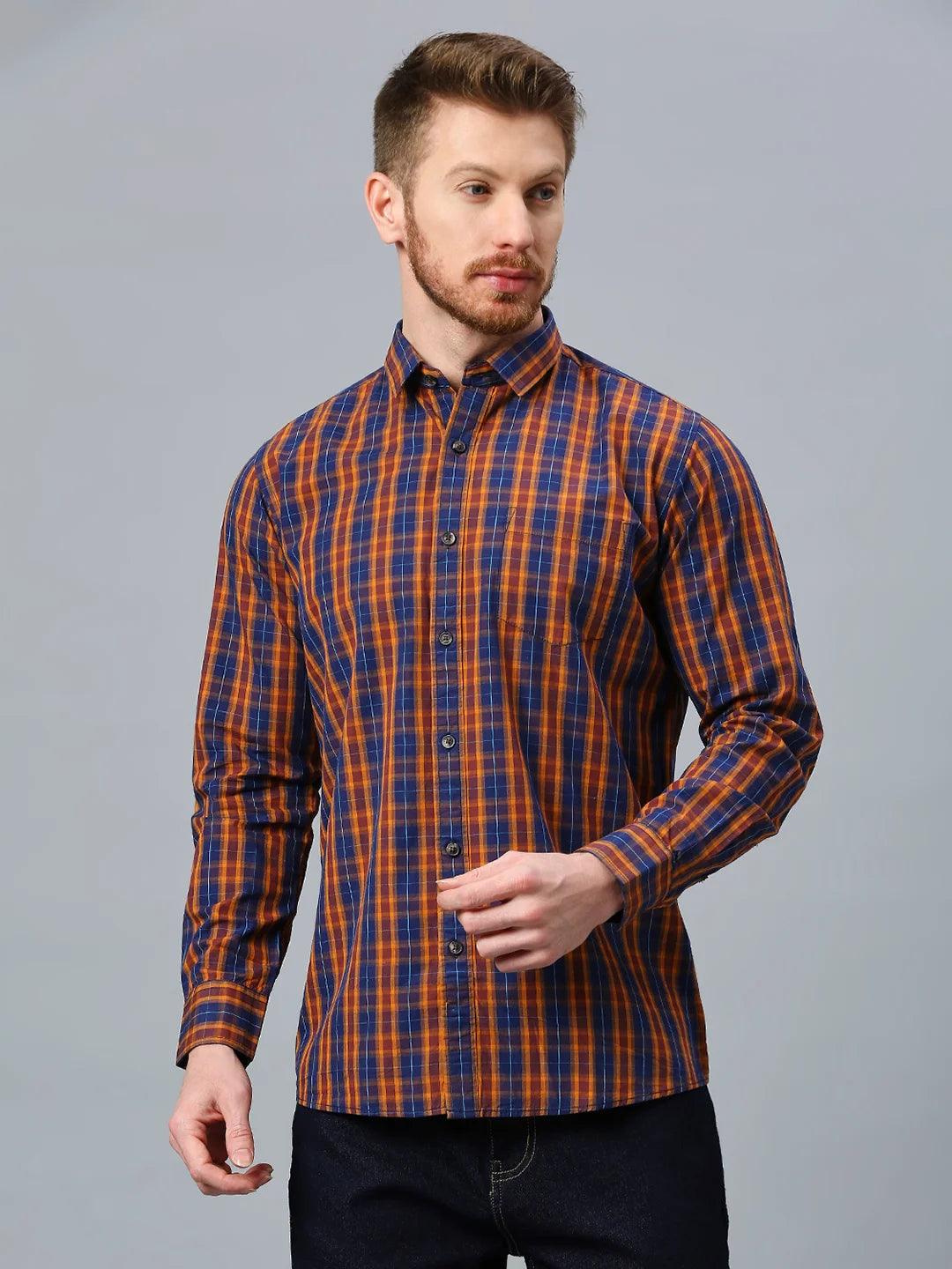 Maroon Checkered Shirt - Klub Fox