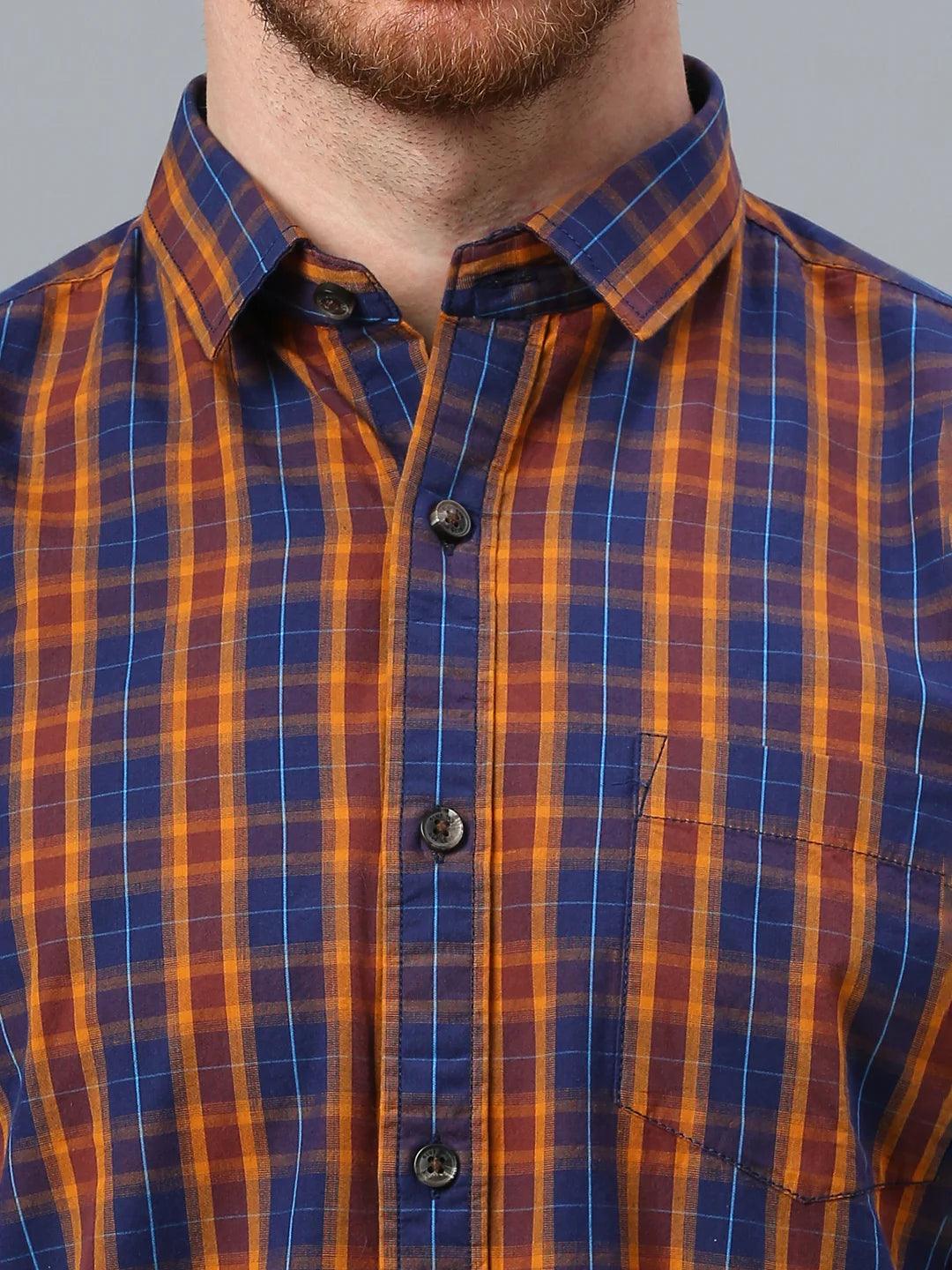 Maroon Checkered Shirt - Klub Fox