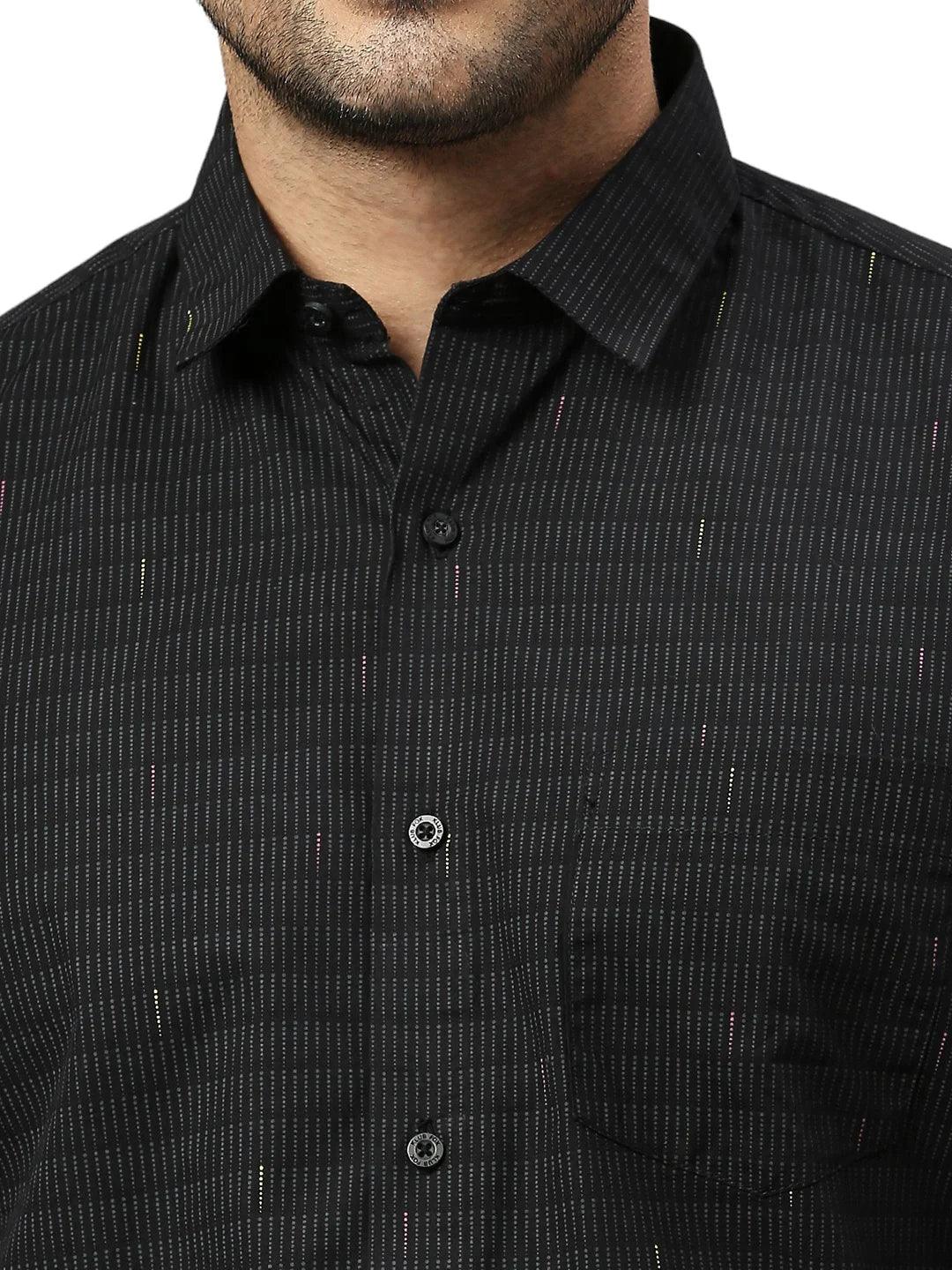 Black Printed Shirt