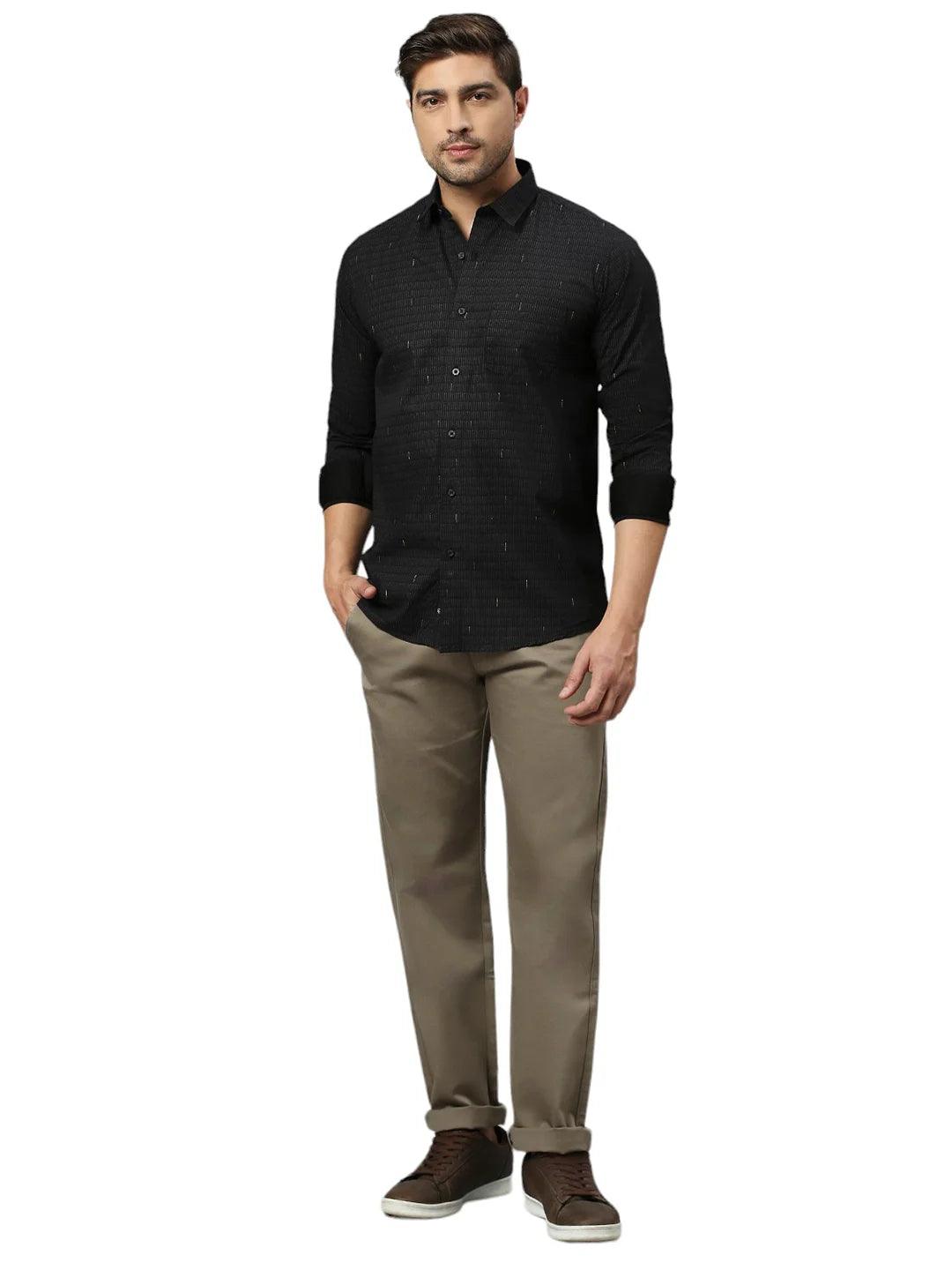 Black Printed Shirt