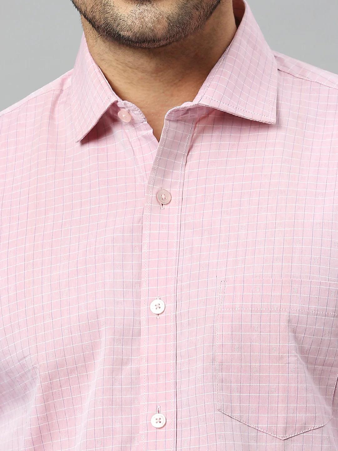 Pink Checkered Shirt