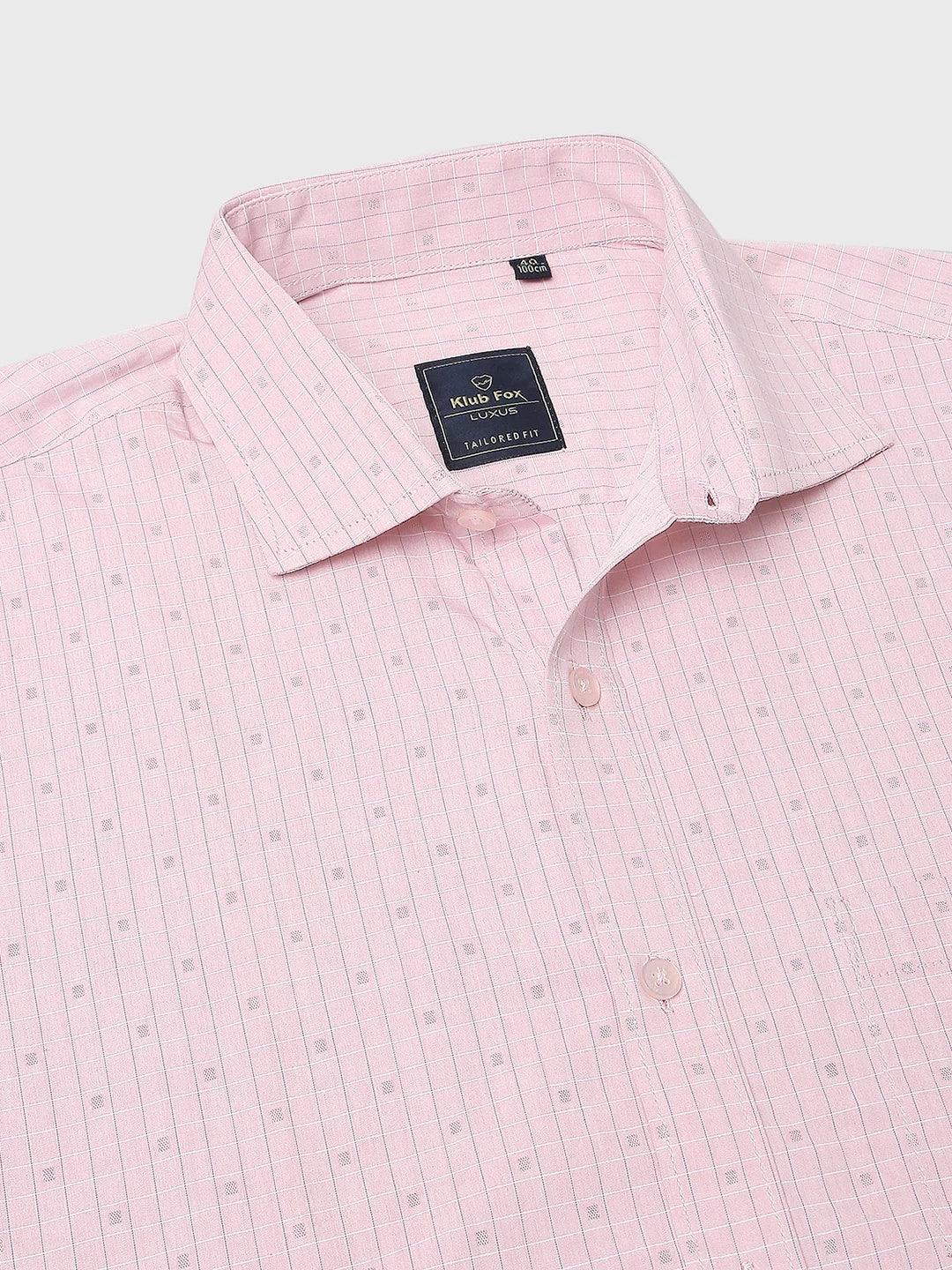 Pink Checkered Shirt