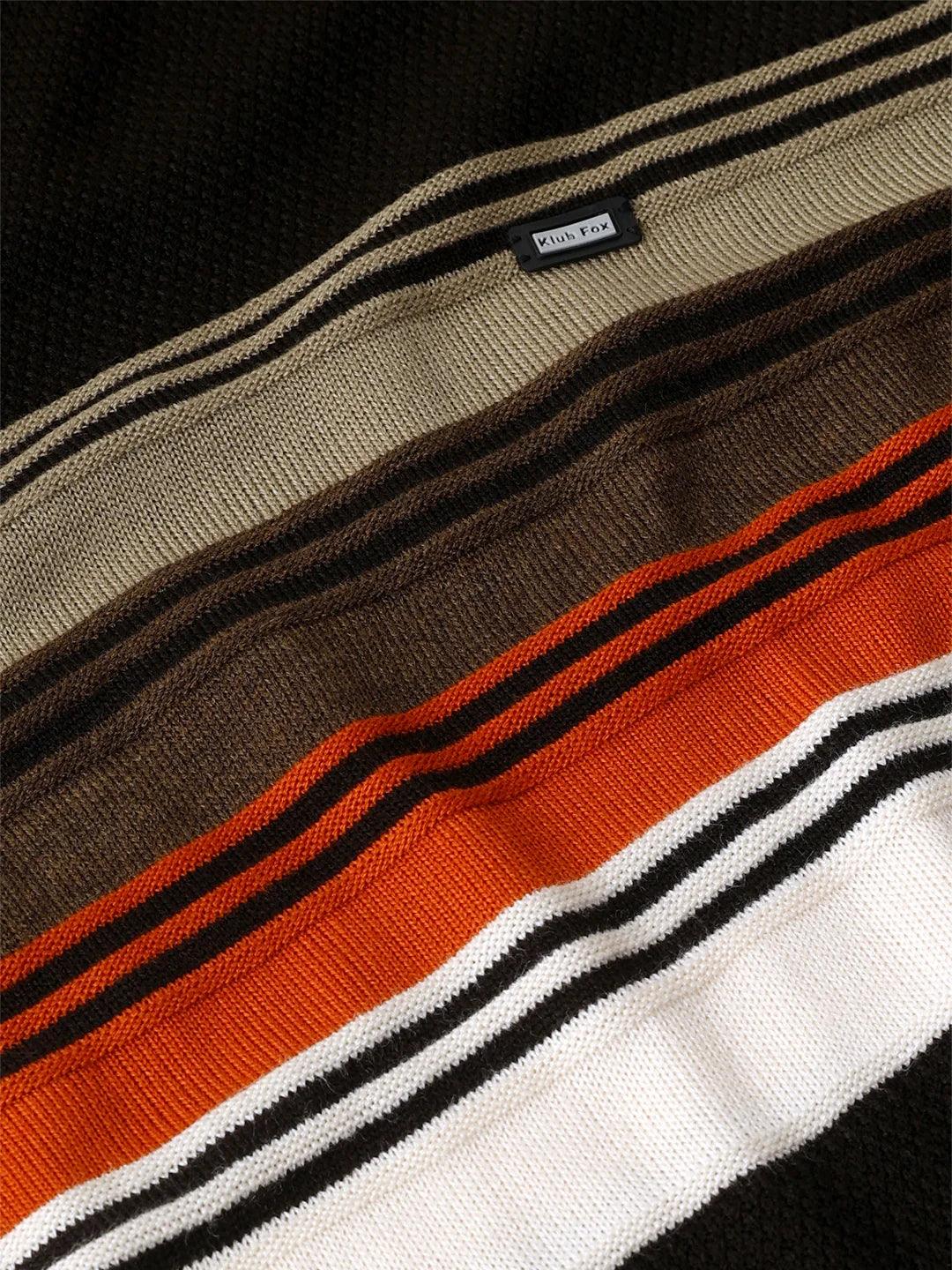 Stripe Theory Midnight Black Sweater