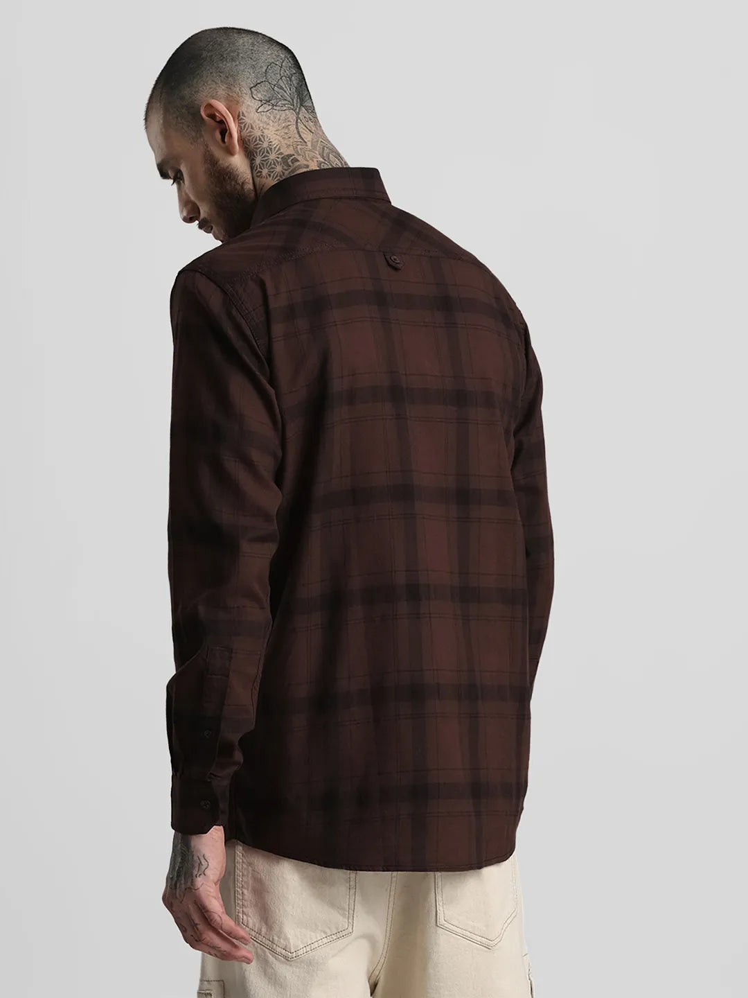 Brown Checks Shirt