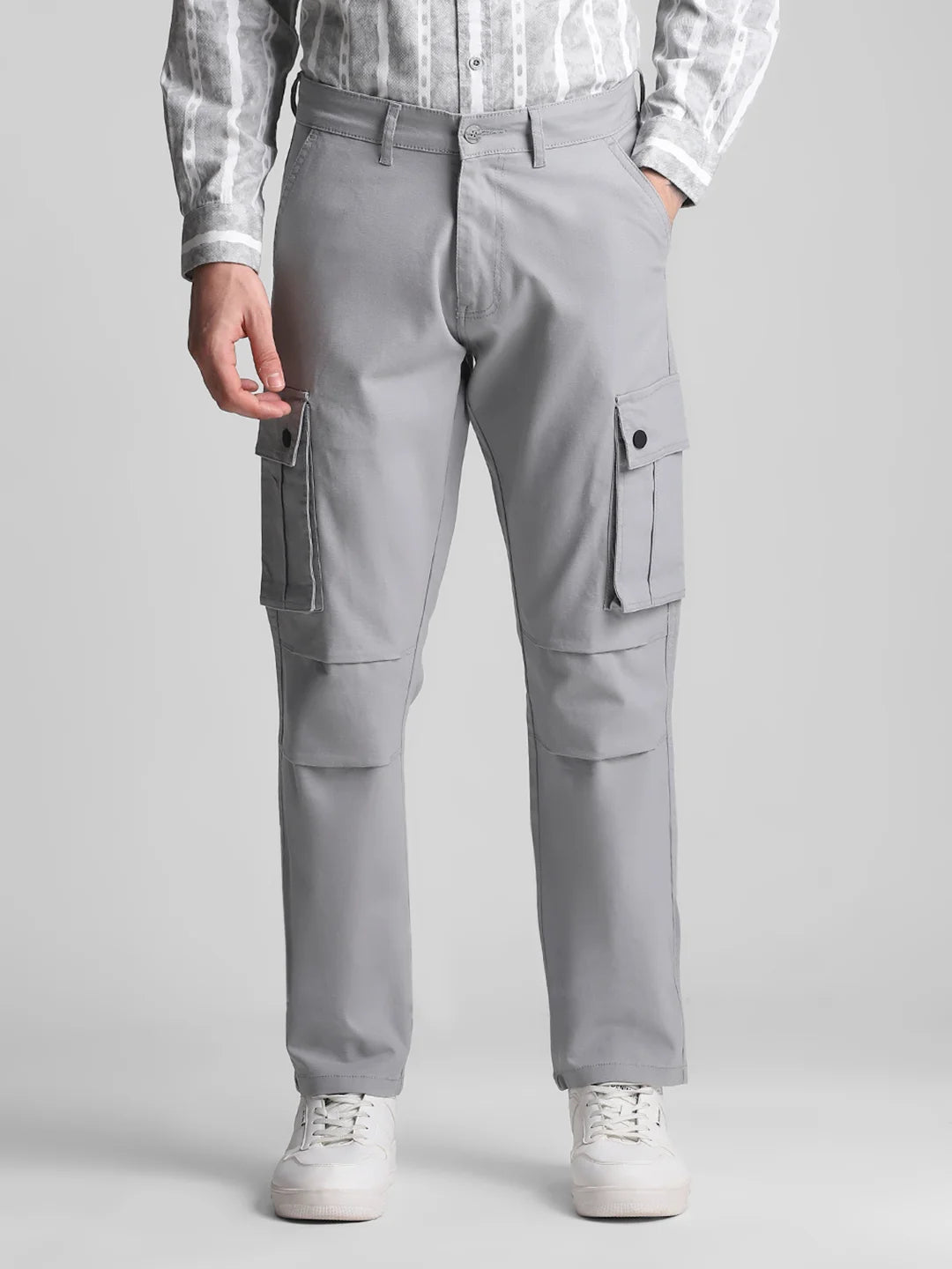 6 Pocket Dark Grey Cargo Pant