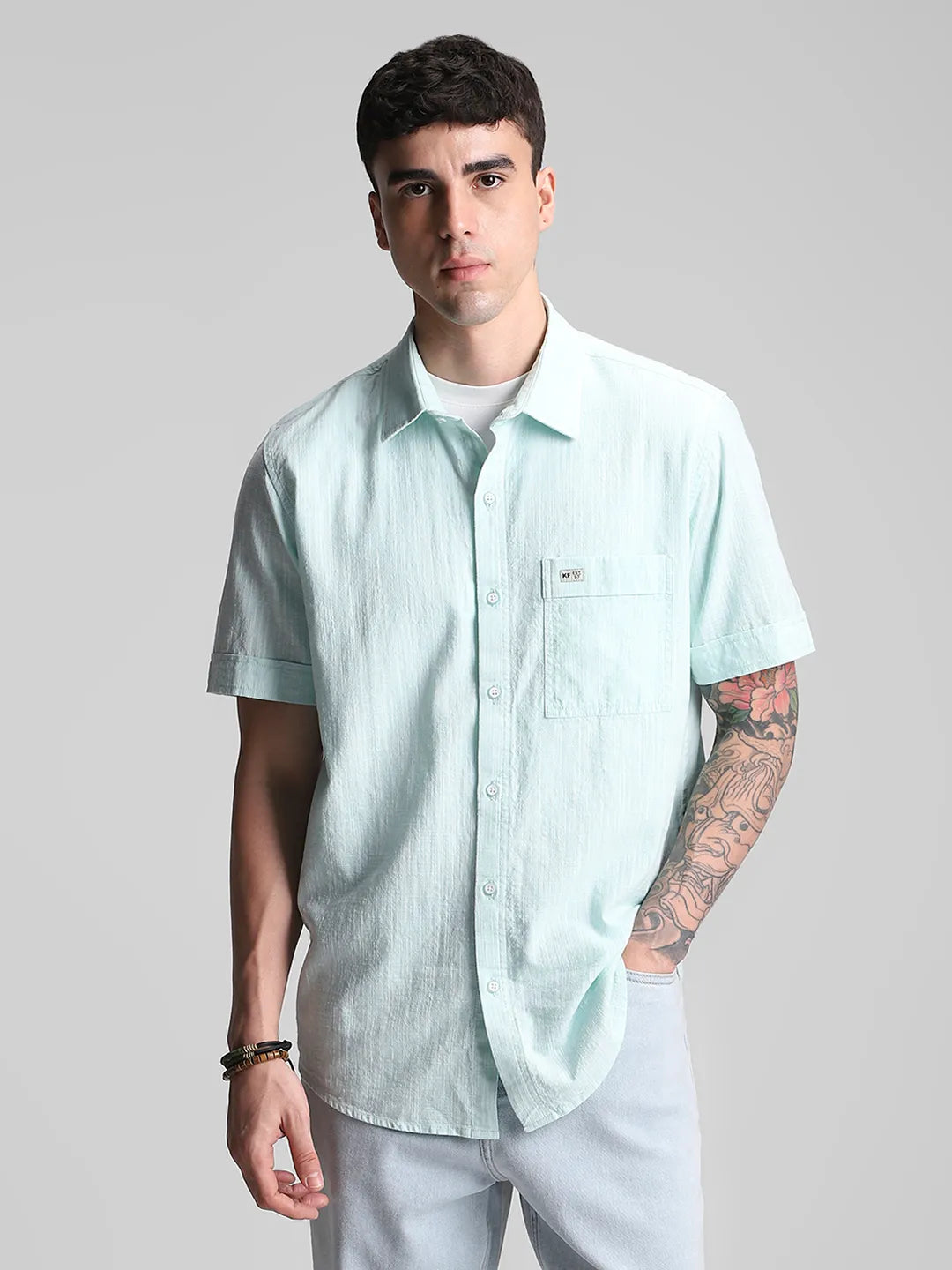 Mint Solid Shirt