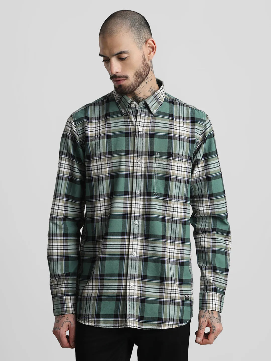 Green Checks Shirt