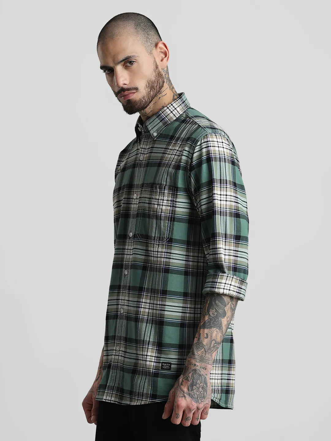 Green Checks Shirt