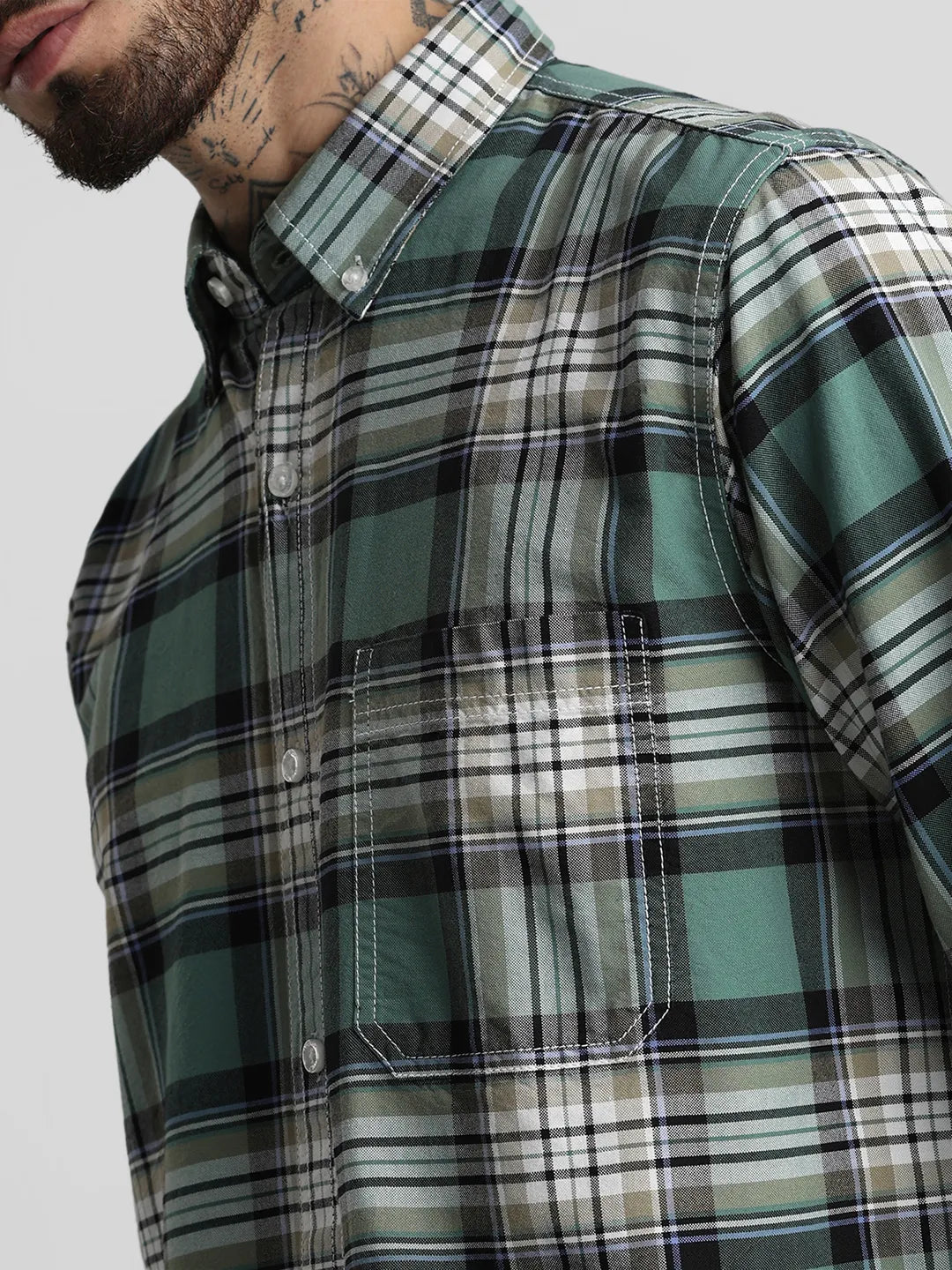 Green Checks Shirt
