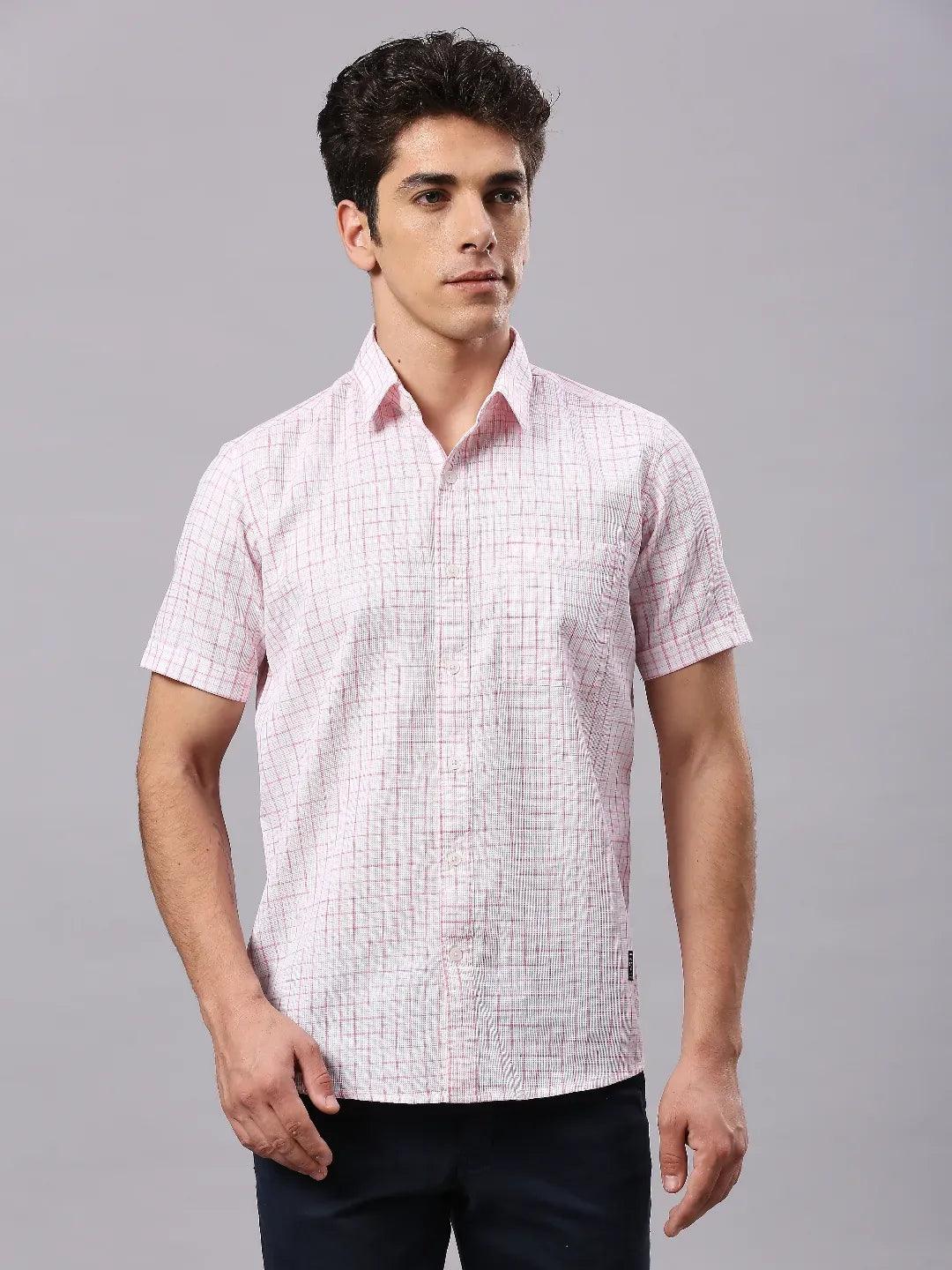 Pink Checkered Shirt