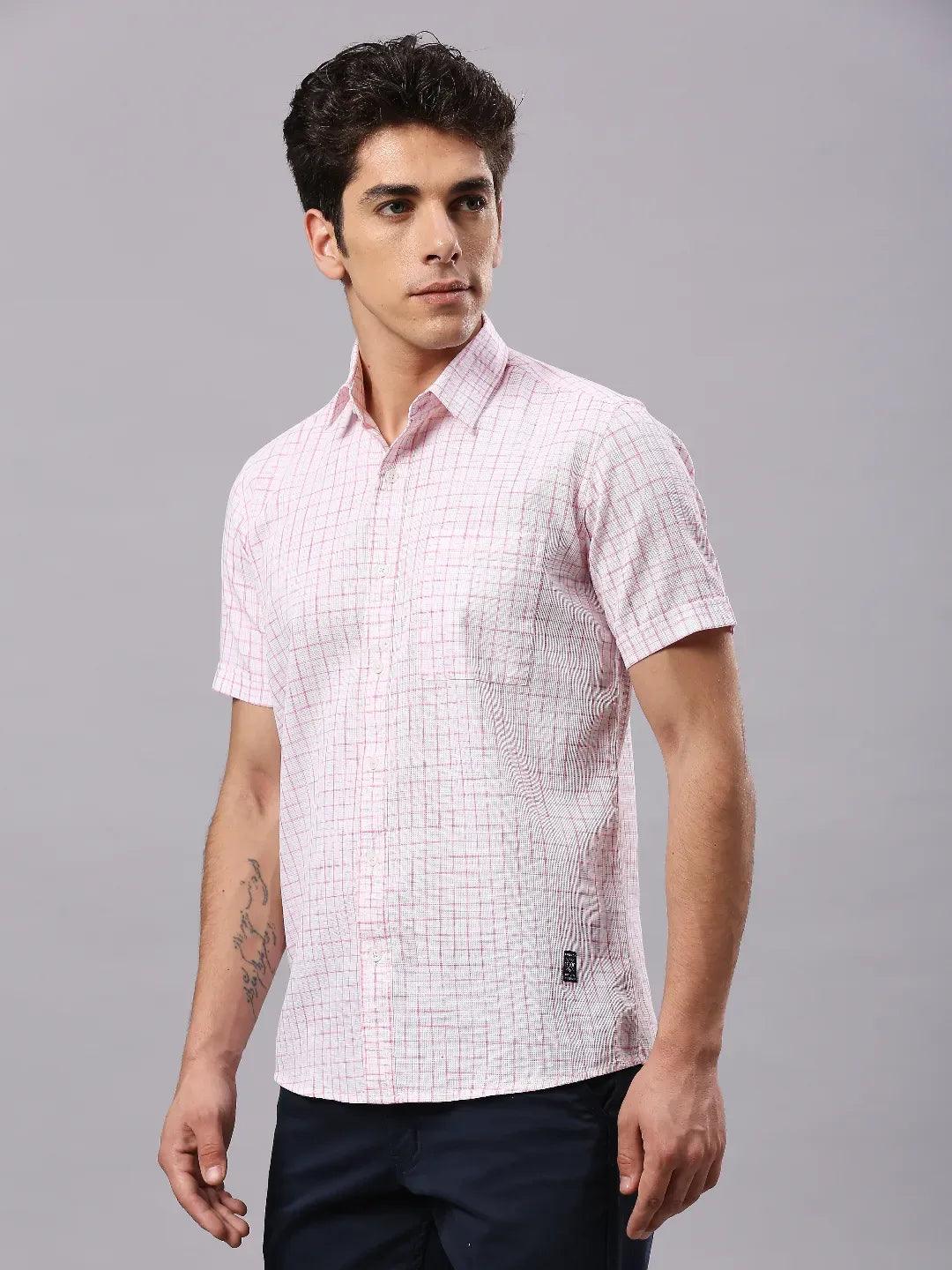 Pink Checkered Shirt