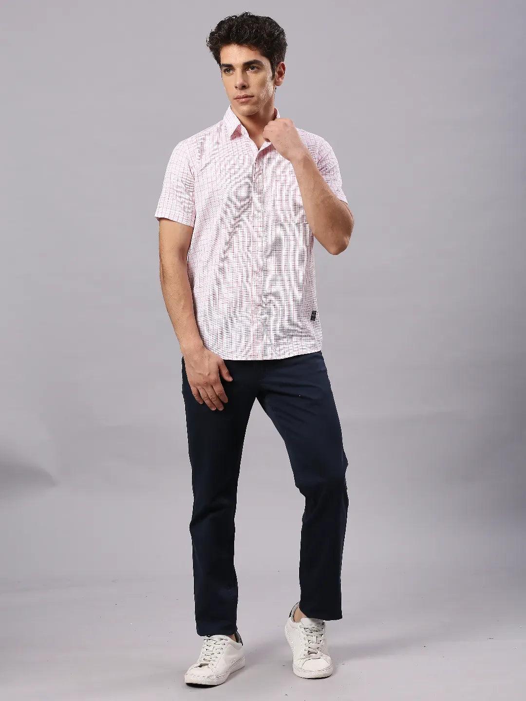 Pink Checkered Shirt