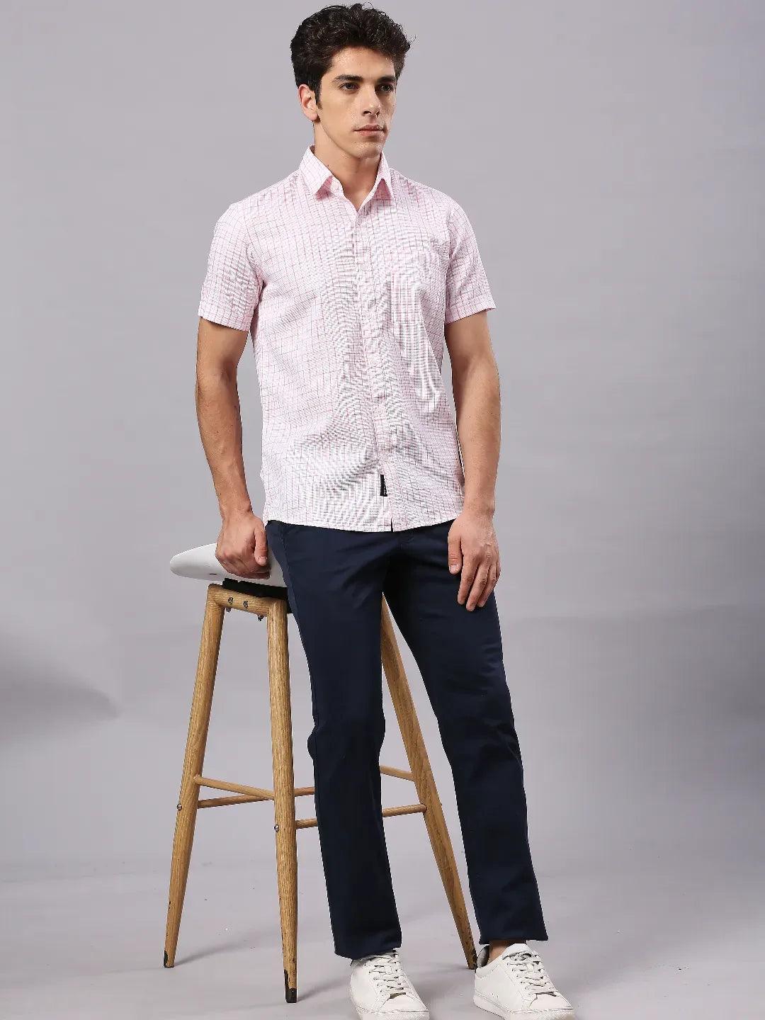 Pink Checkered Shirt