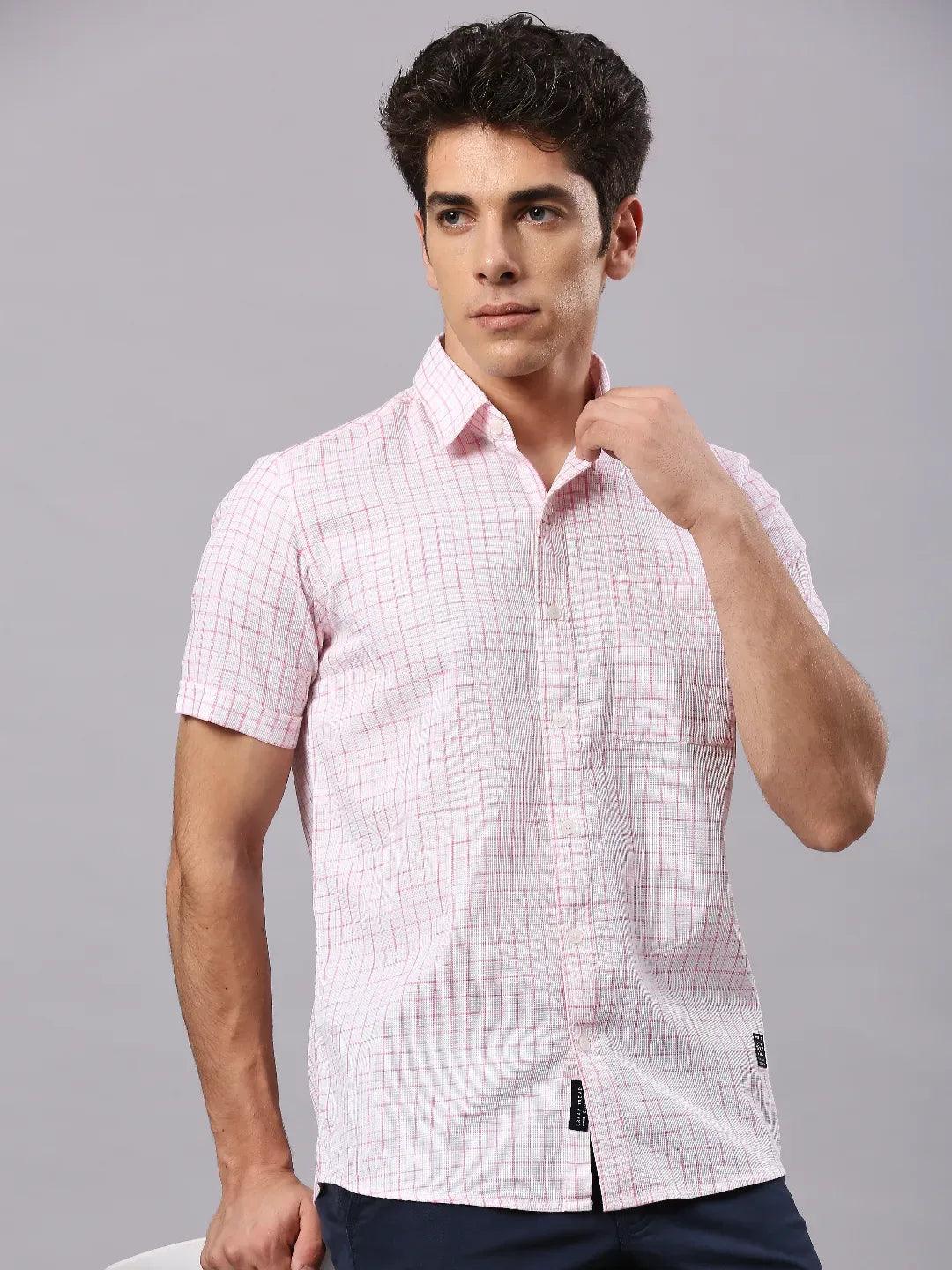 Pink Checkered Shirt