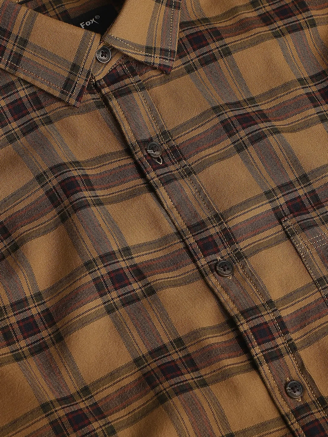 Khaki Checks Shirt