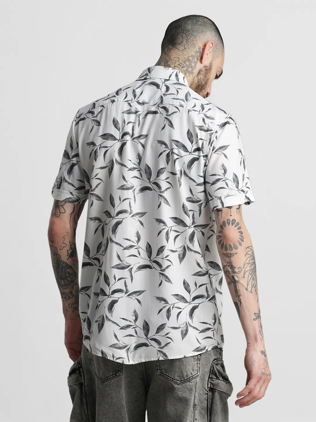 White Printed Shirt