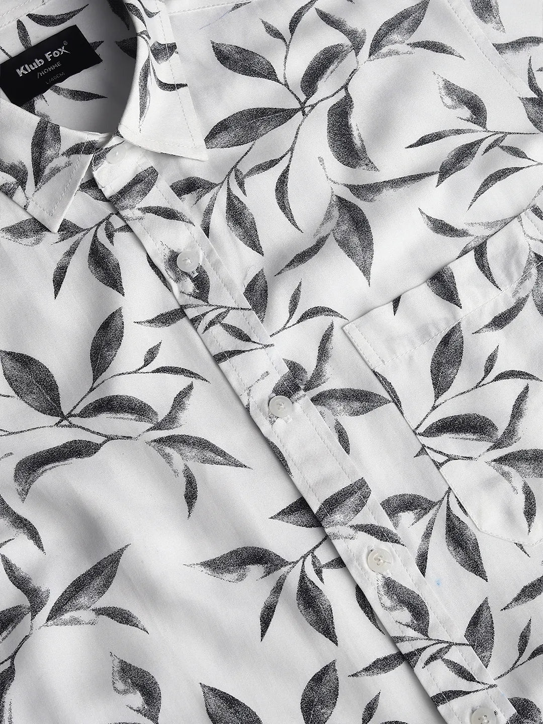 White Printed Shirt