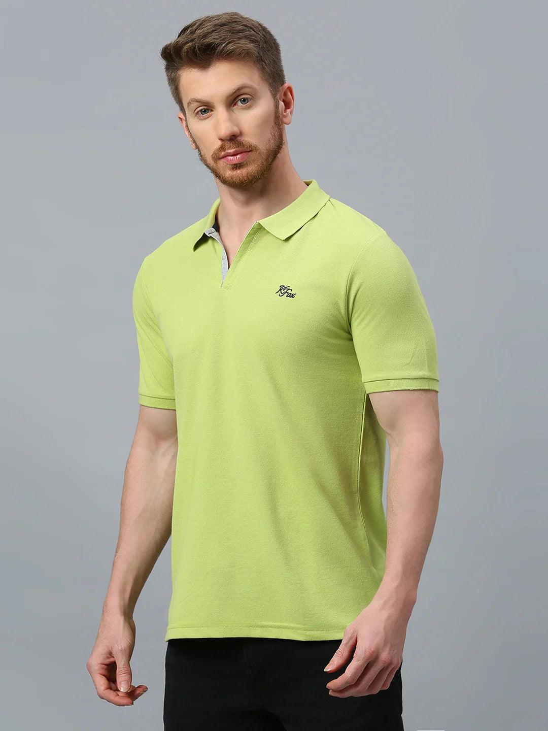 Aero Polo Lime Green T-Shirt