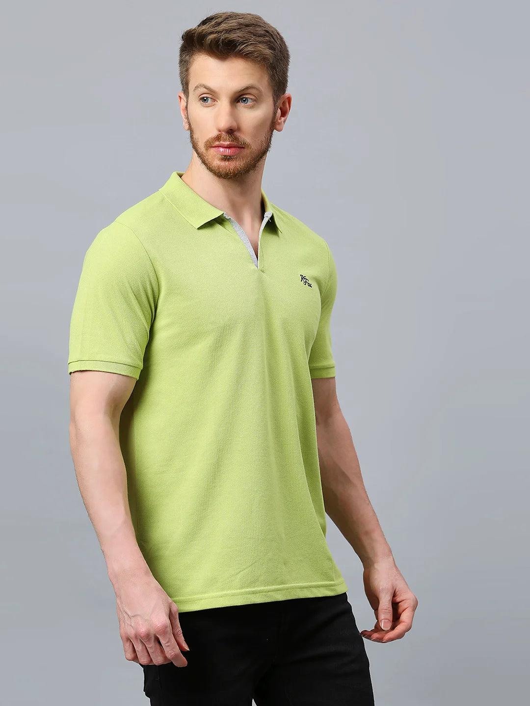 Aero Polo Lime Green T-Shirt