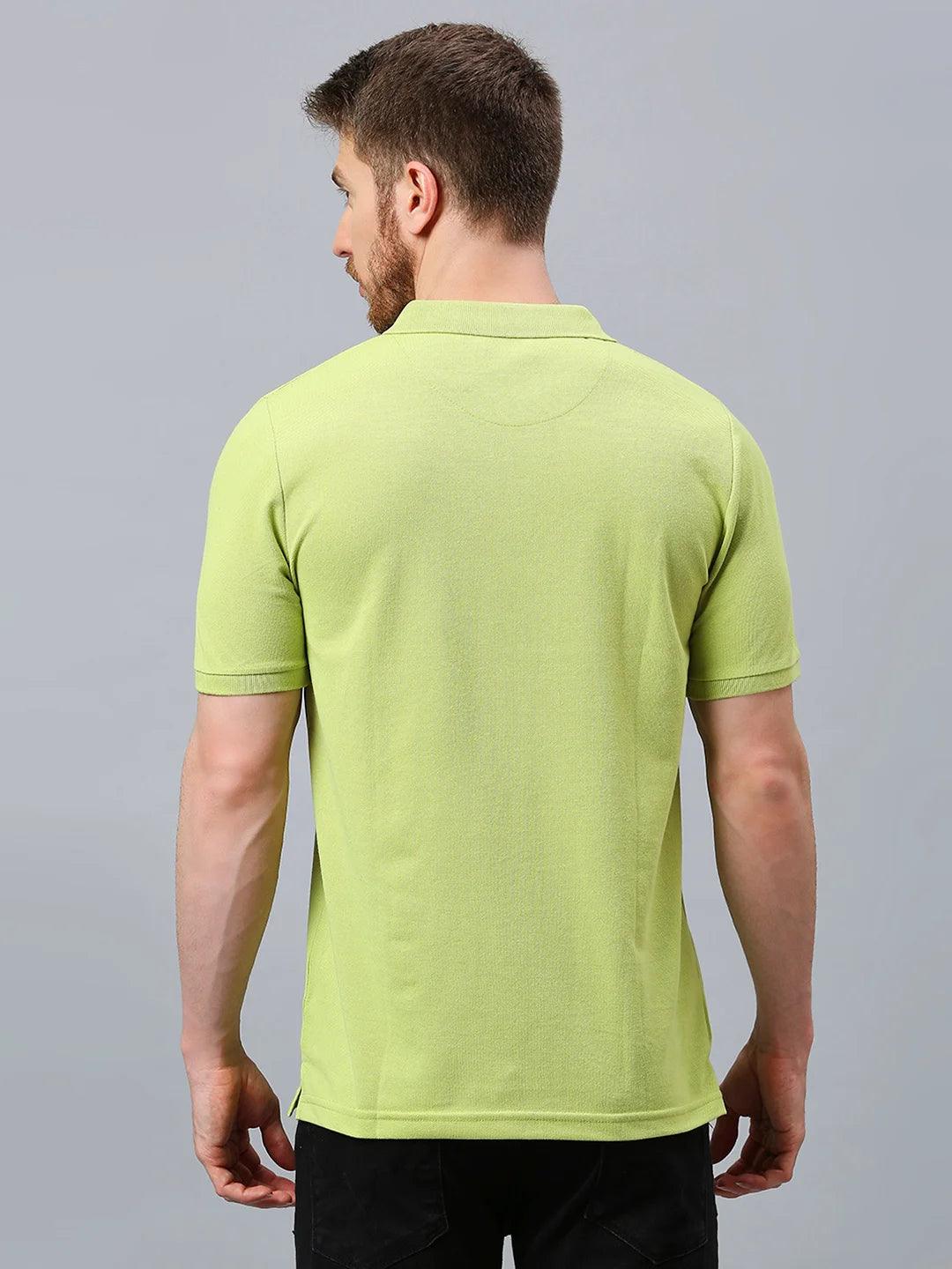 Aero Polo Lime Green T-Shirt