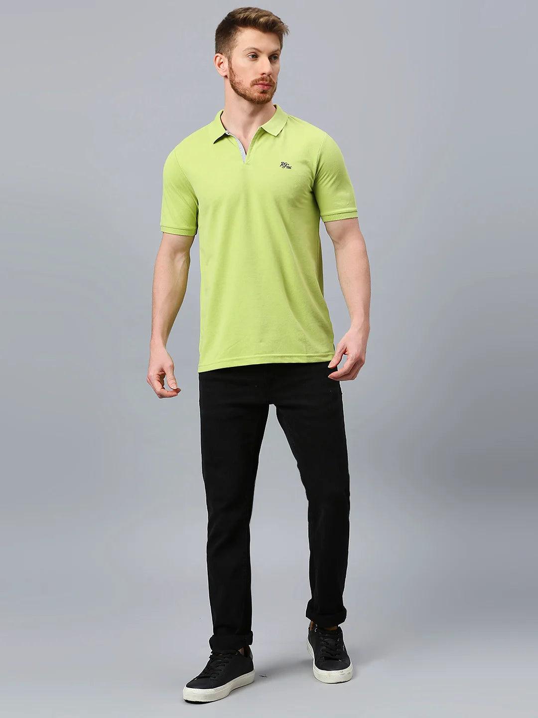 Aero Polo Lime Green T-Shirt
