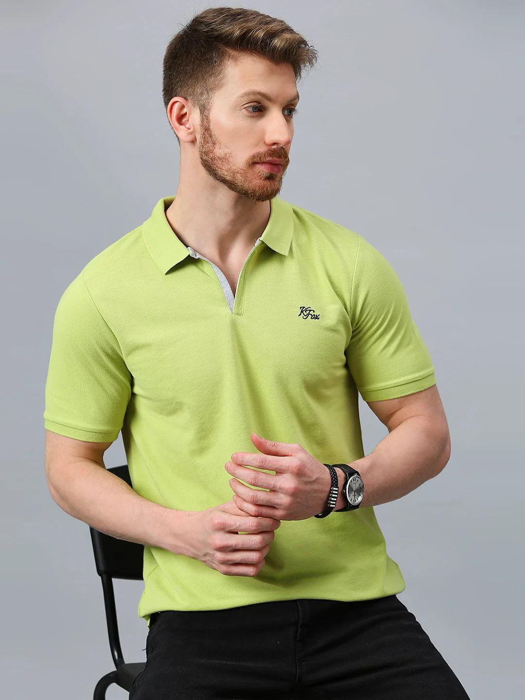 Aero Polo Lime Green T-Shirt