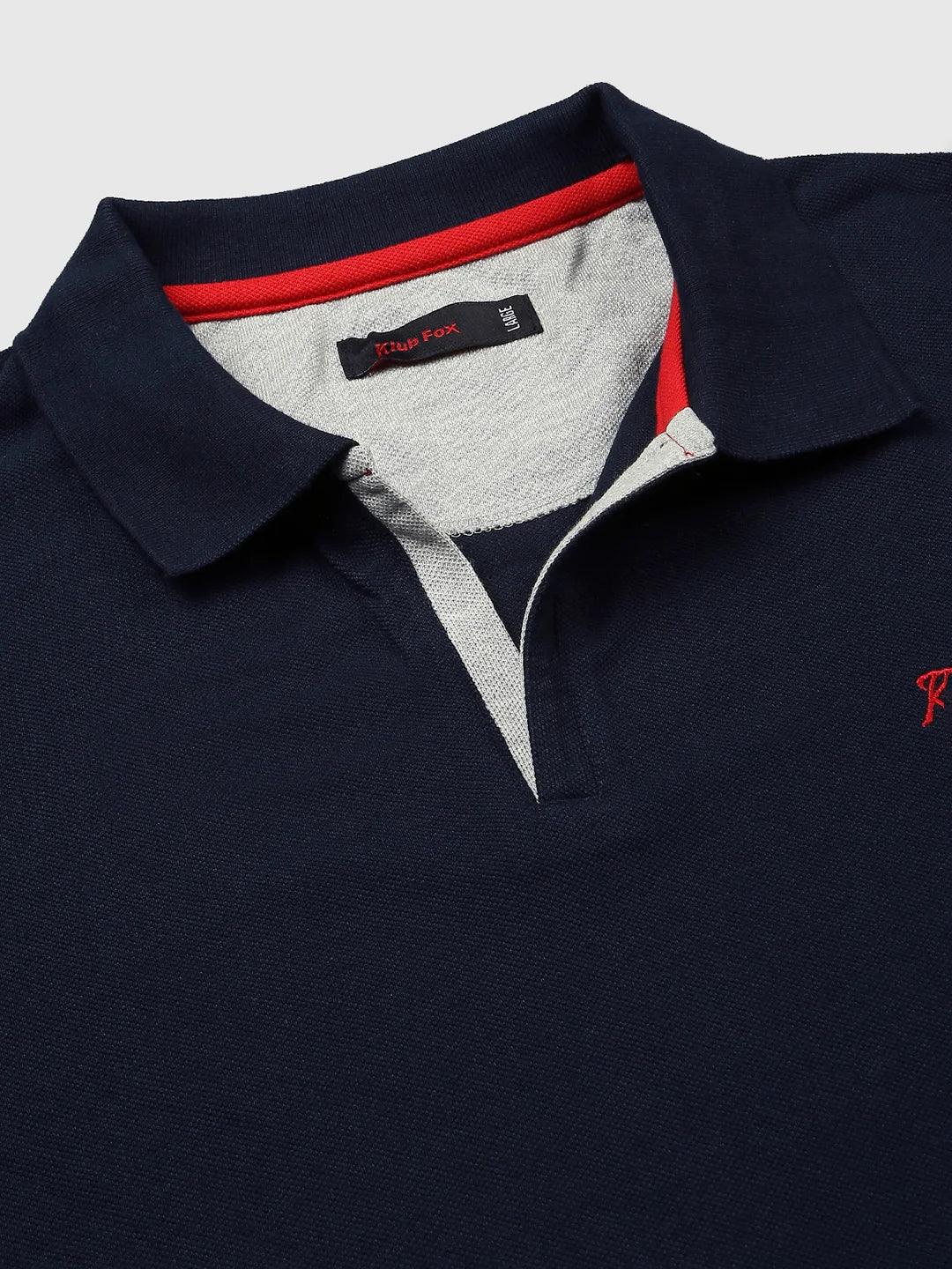 Aero Polo Navy T-Shirt