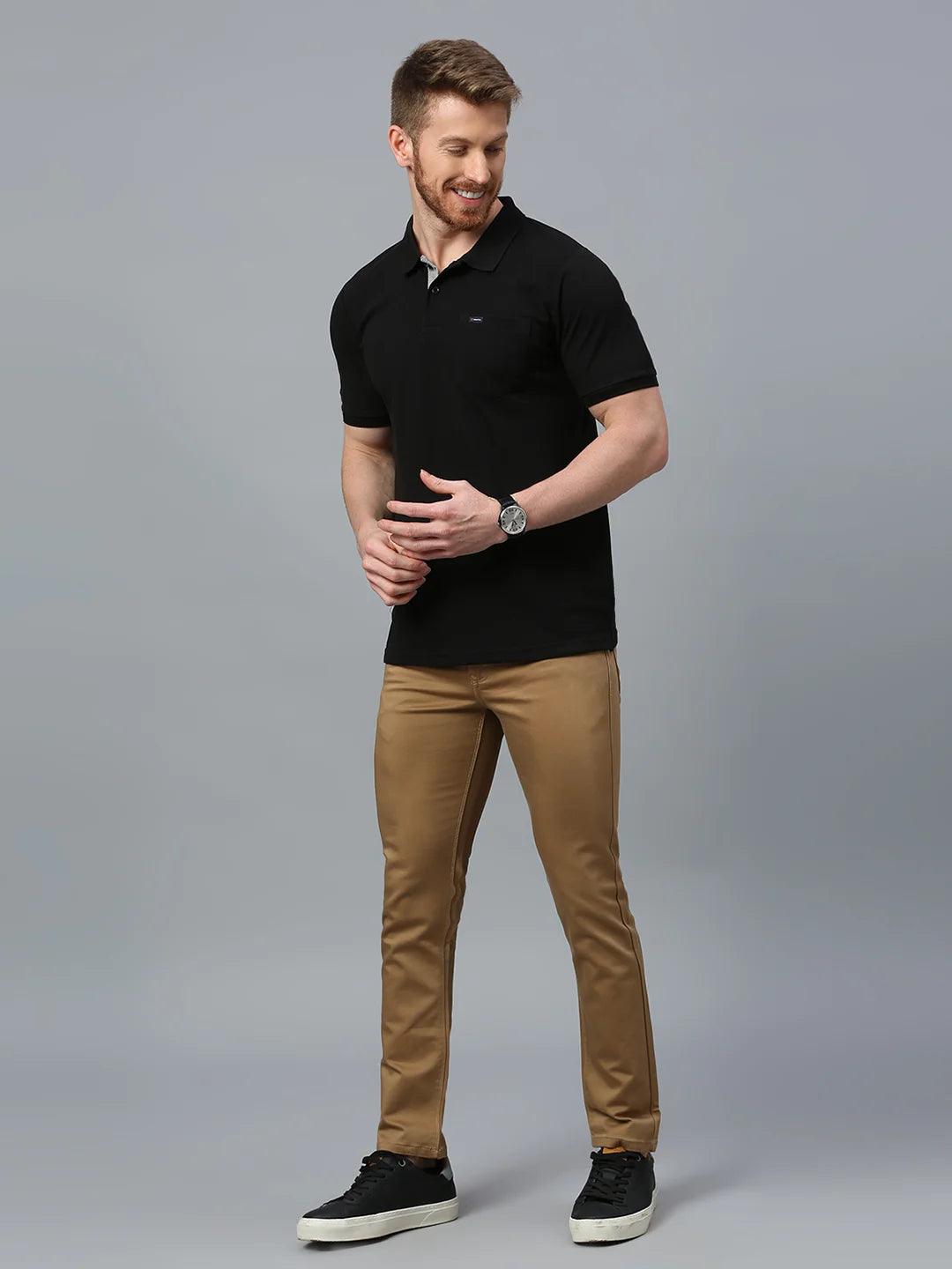 505 Cult Black Polo T-Shirt