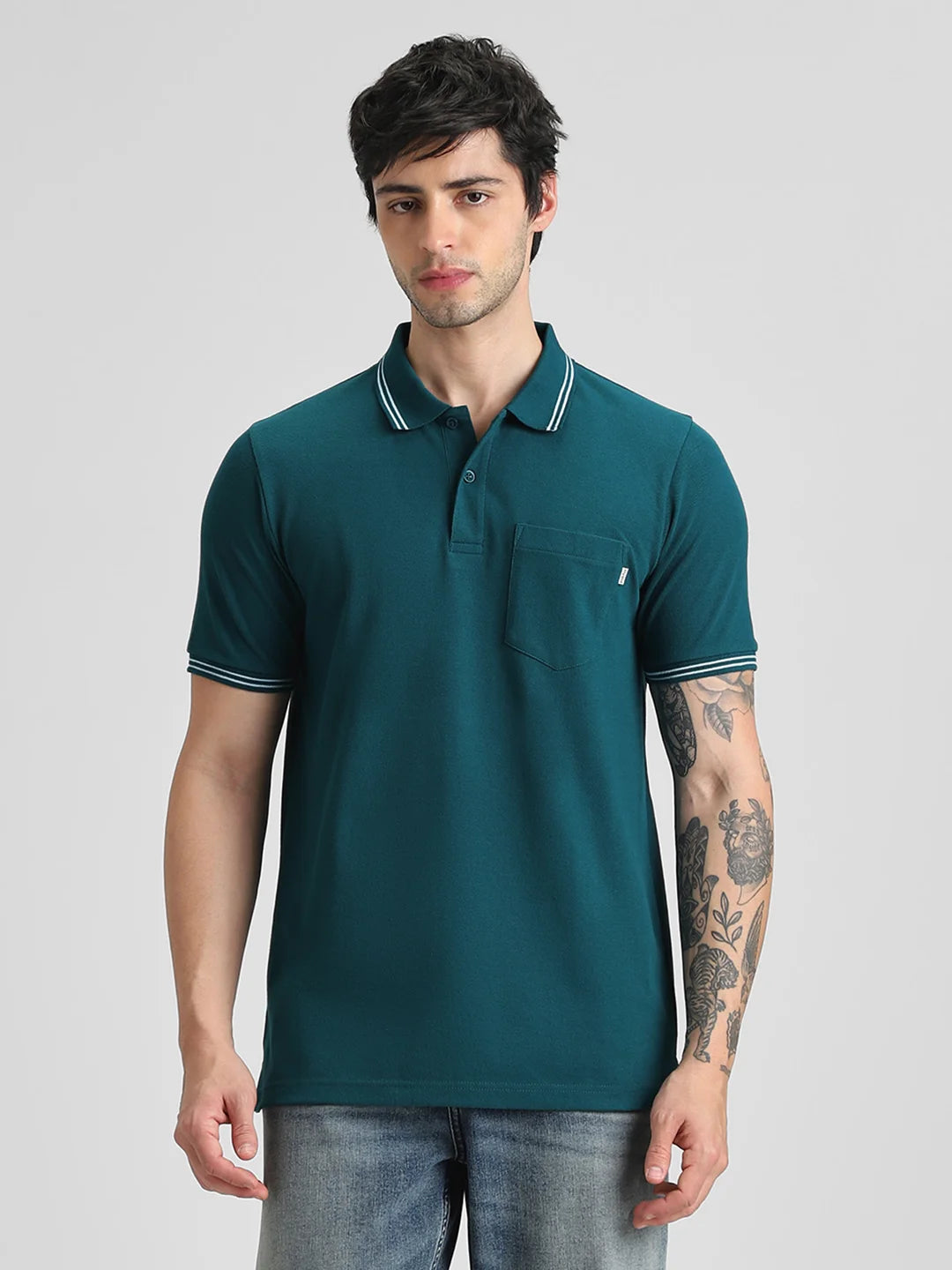 Emerald Pocket Polo T-Shirt