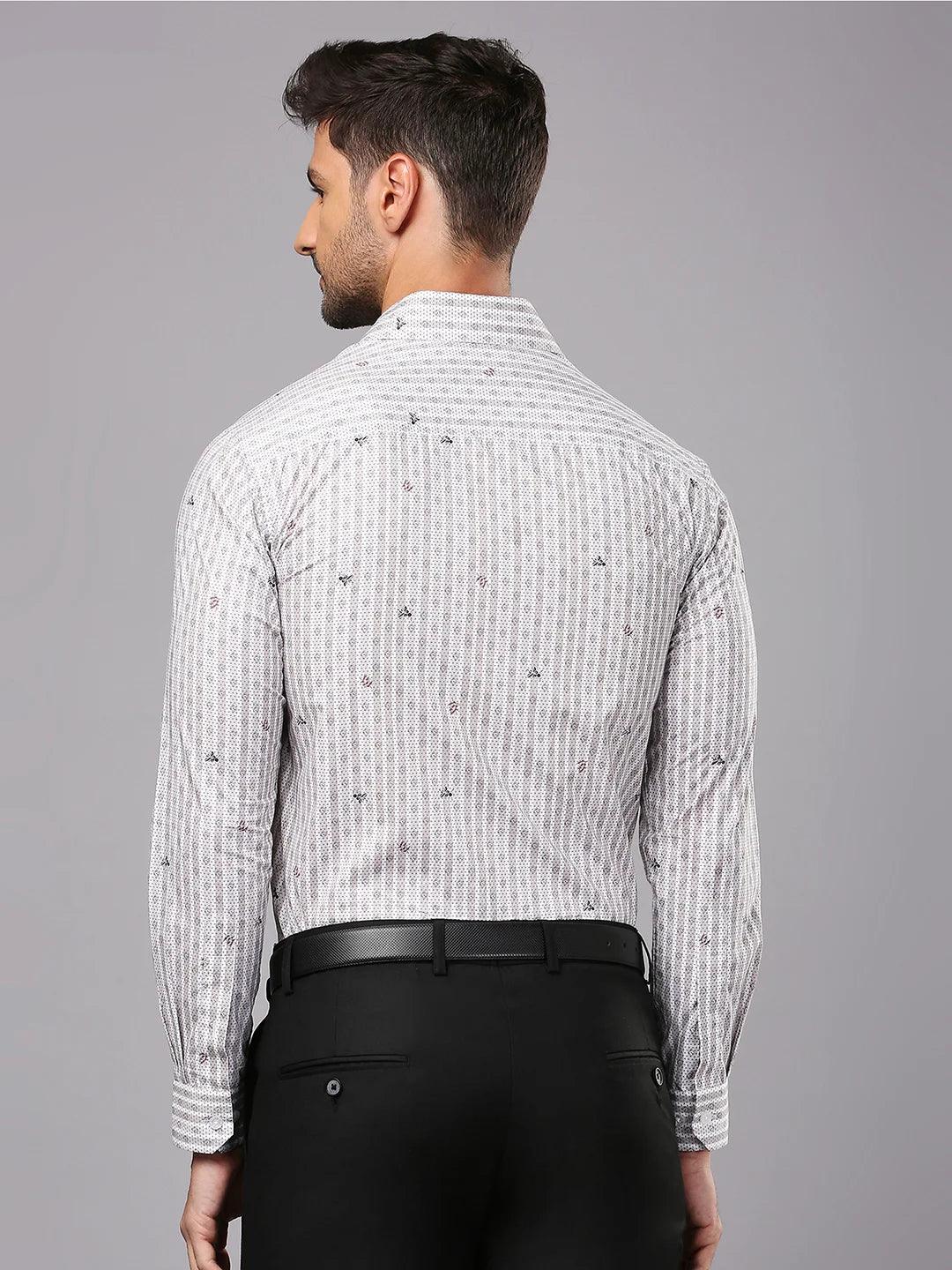 Grey Printed Shirt