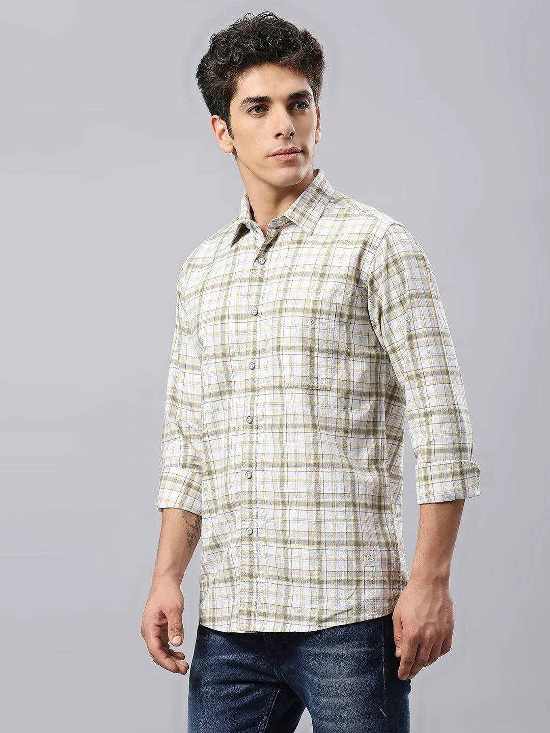 Grey Checkered Shirt