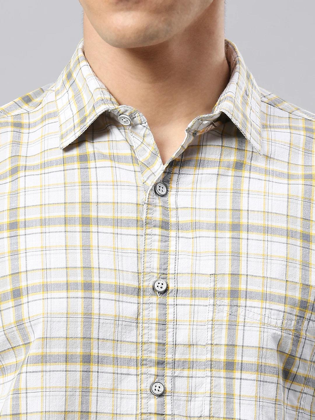 Grey Checkered Shirt