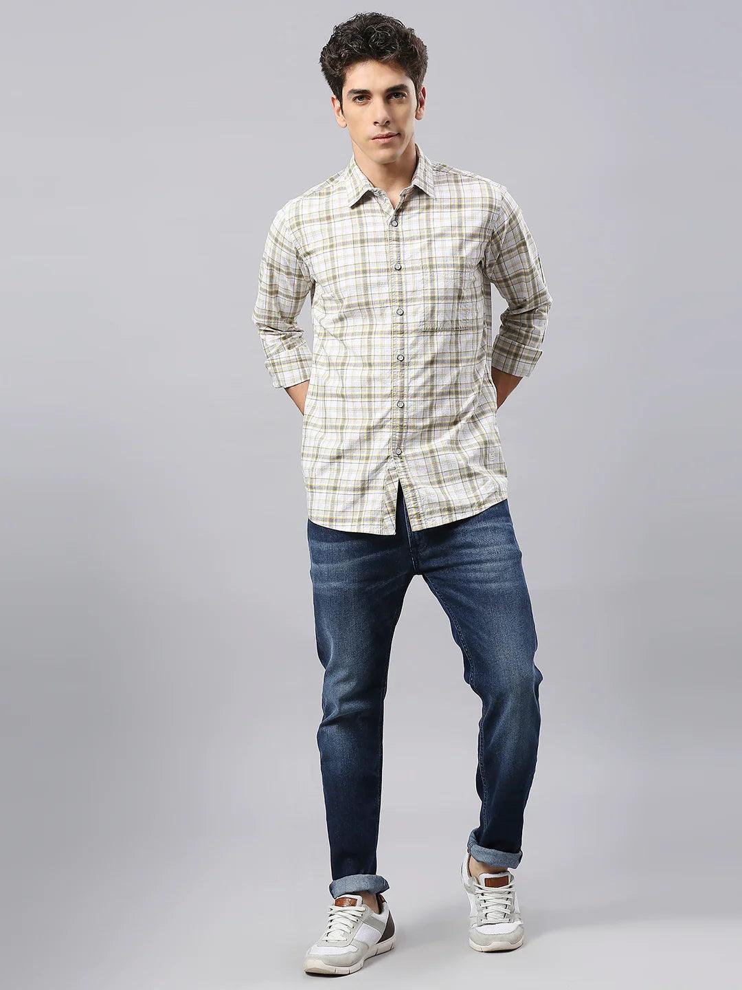 Grey Checkered Shirt
