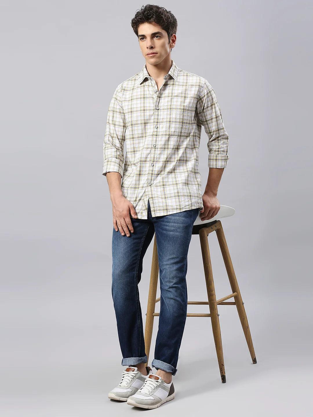 Grey Checkered Shirt