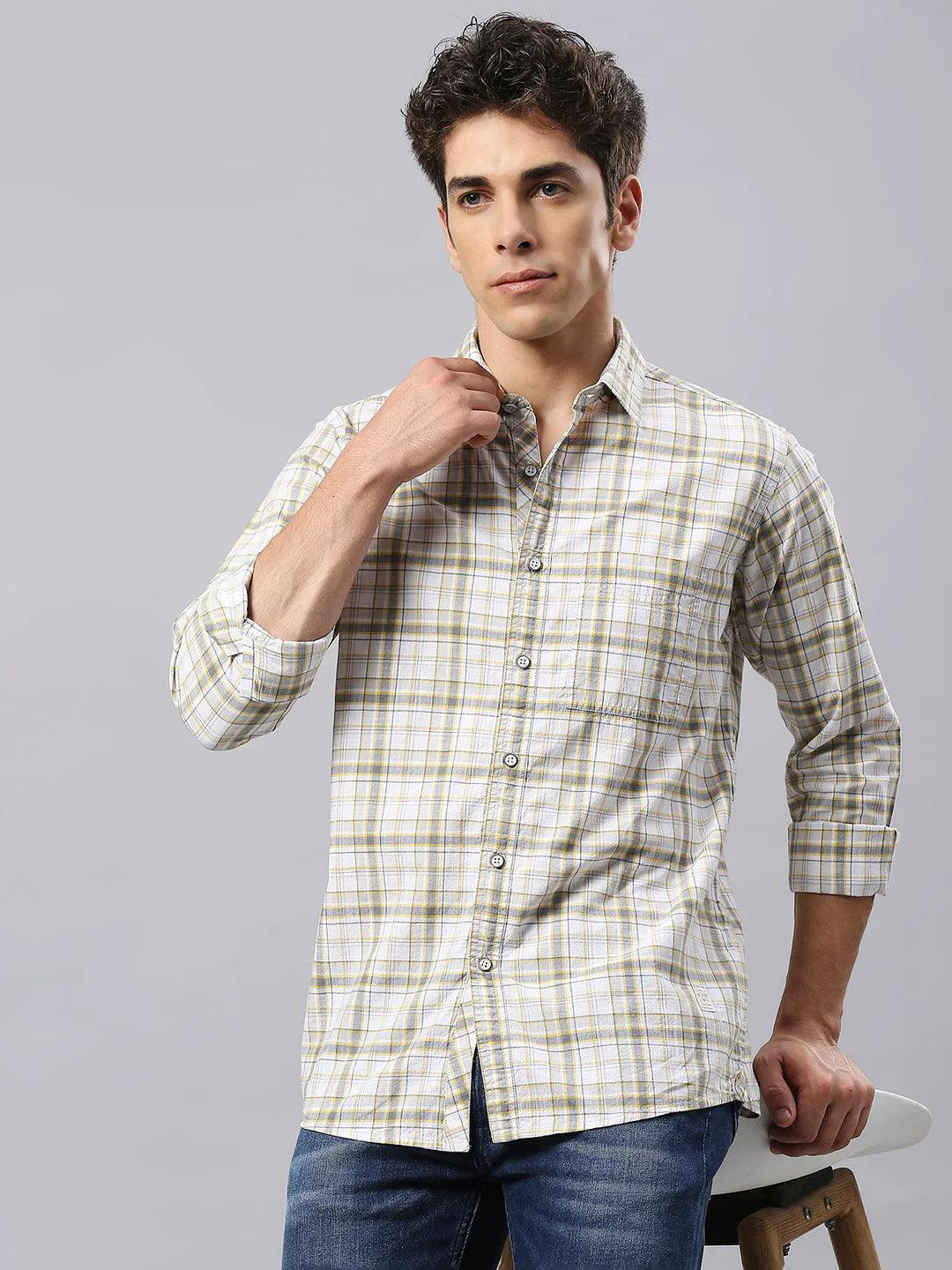 Grey Checkered Shirt