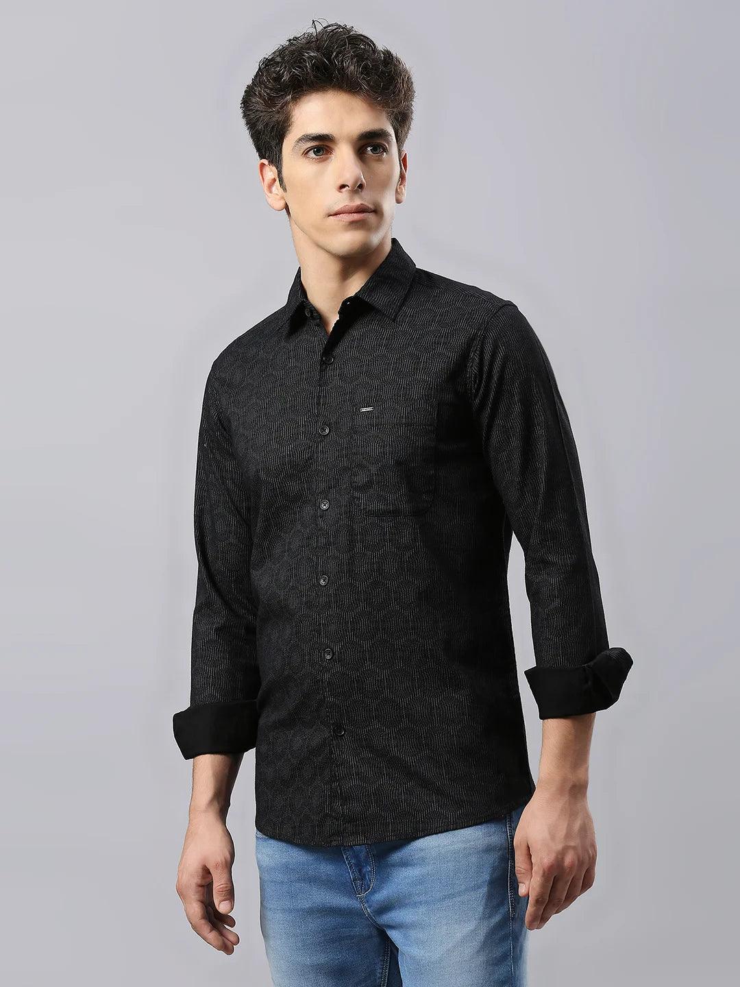 Black Printed Shirt