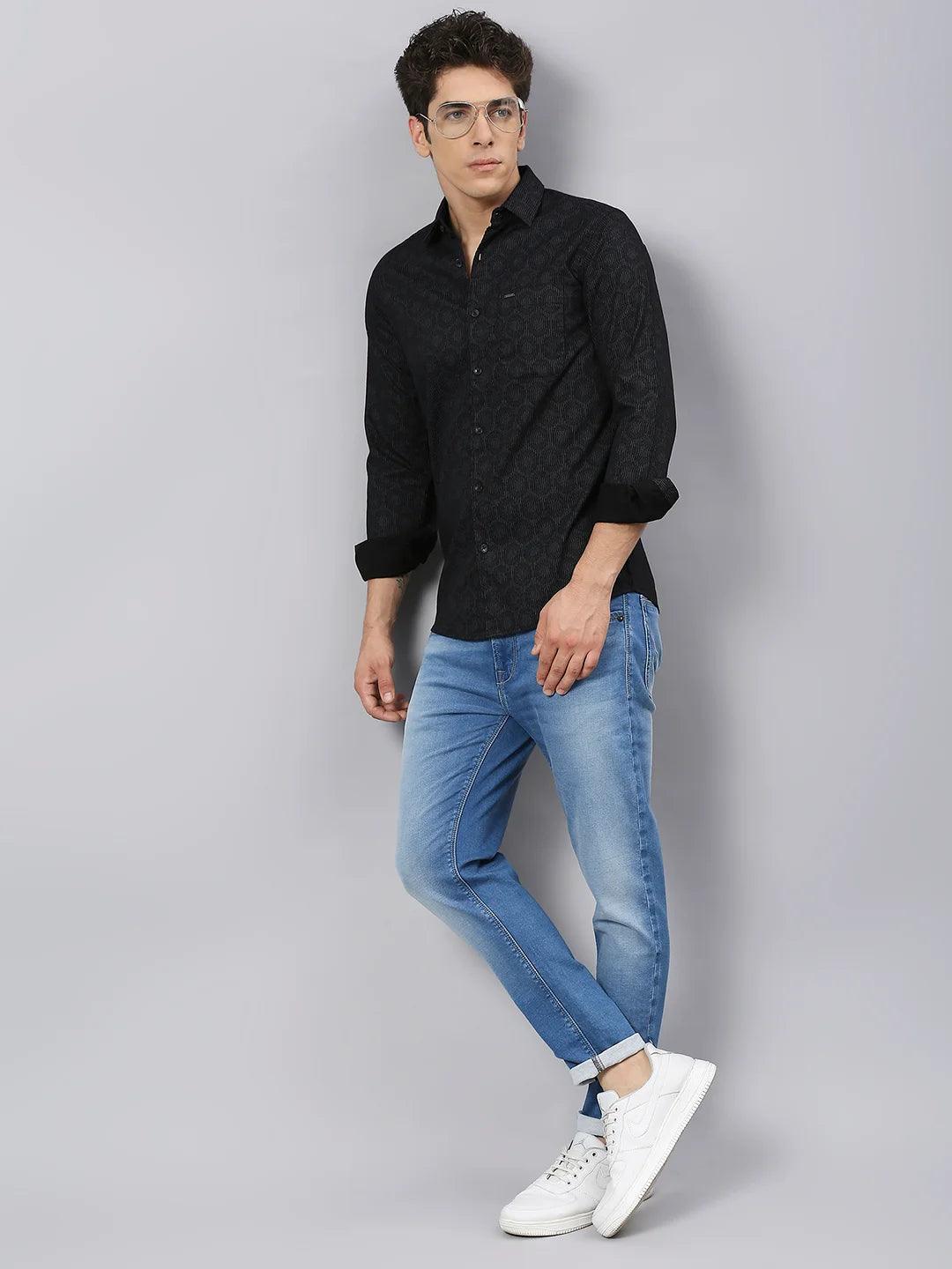 Black Printed Shirt