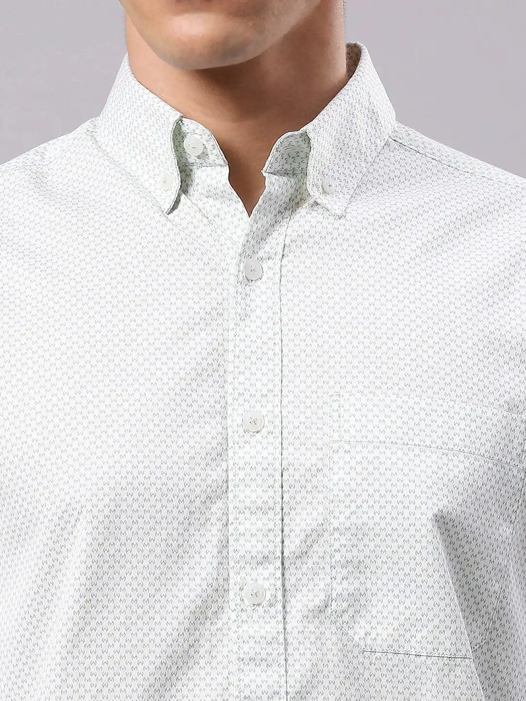 Green Printed Shirt