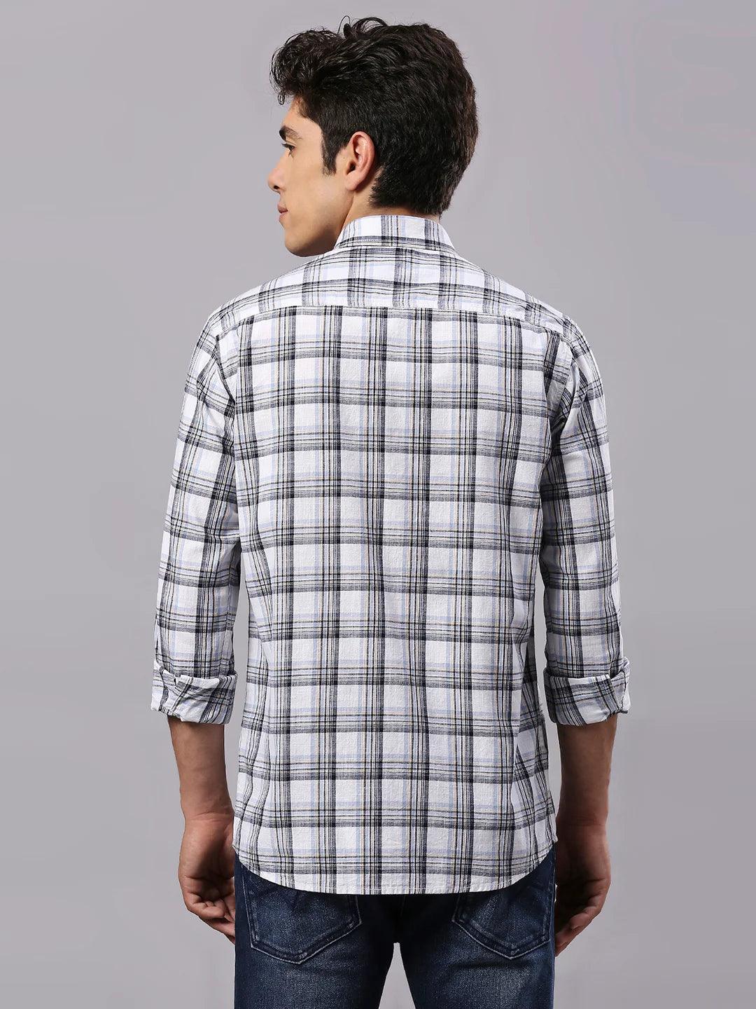 Blue Checkered Shirt