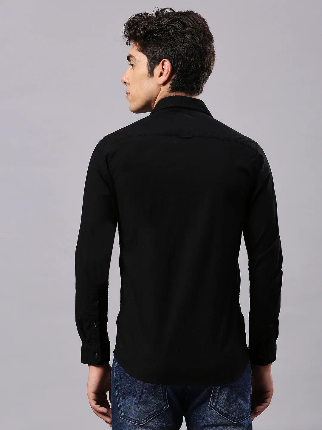 Black Solid Shirt
