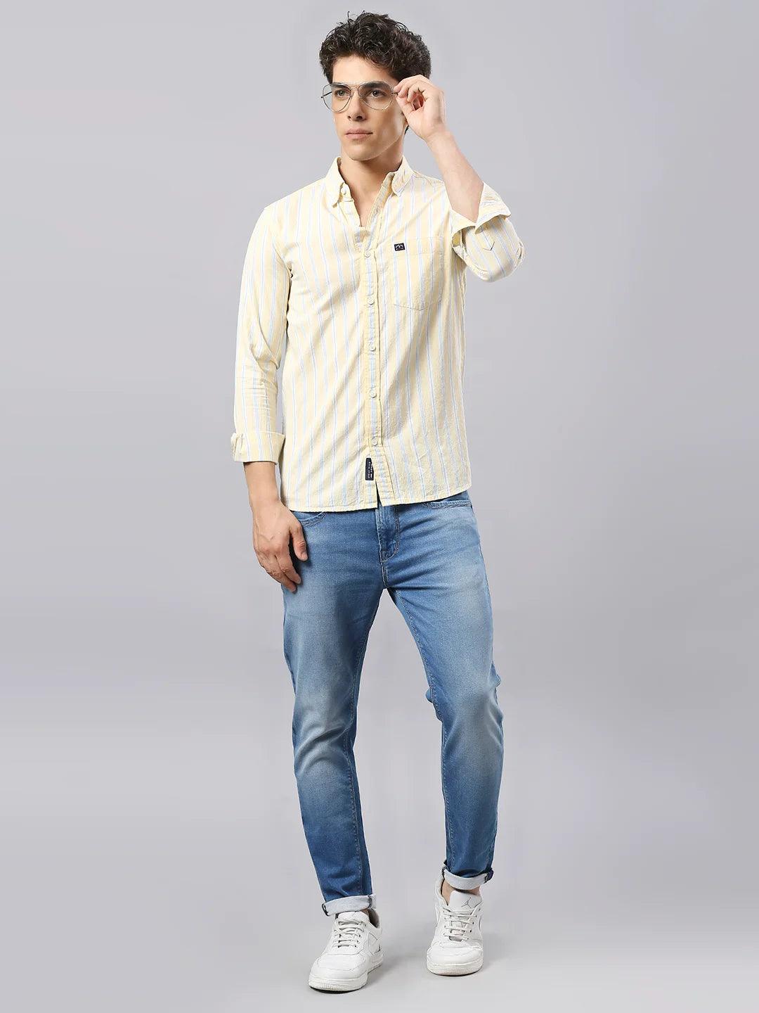 Yellow Striped Shirt